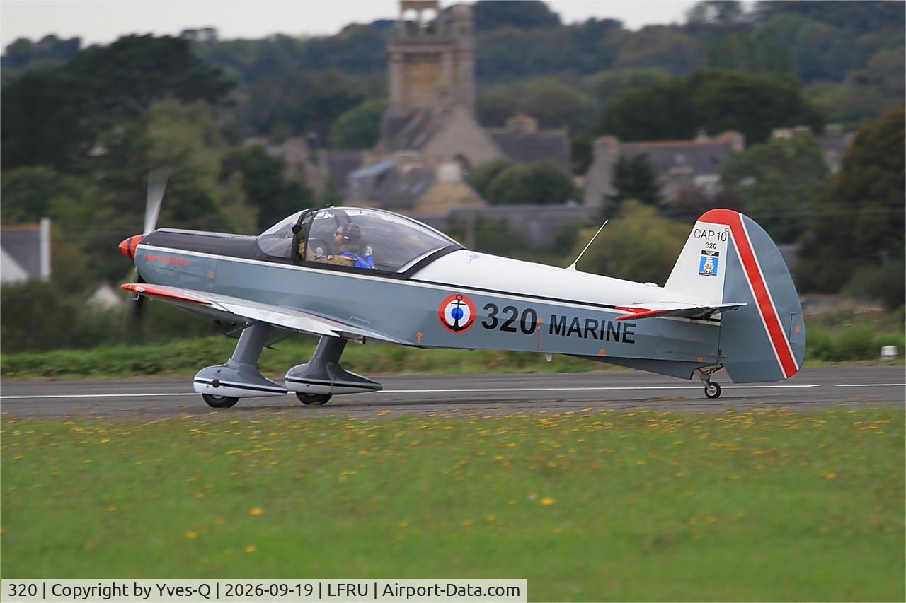 Aircraft 320, Mudry CAP 10 B, c/n 320, Mudry CAP10-B, Taxiing rwy 22, Morlaix-Ploujean airport (LFRU-MXN), at LFRU, photo by Yves-Q