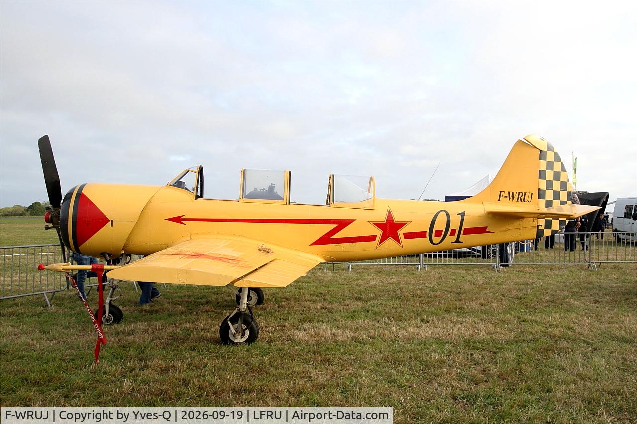 Aircraft F-WRUJ, 1988 Aerostar SA Yak-52, c/n 888901, Aerostar SA Yak-52, Static display, Morlaix-Ploujean airport (LFRU-MXN), at LFRU, photo by Yves-Q
