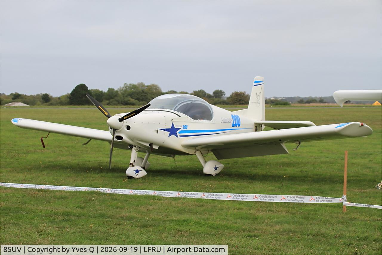 Aircraft 85UV, Alpi Aviation Pioneer 200, c/n unknown, Alpi Aviation Pioneer 200, Static display, Morlaix-Ploujean airport (LFRU-MXN), at LFRU, photo by Yves-Q