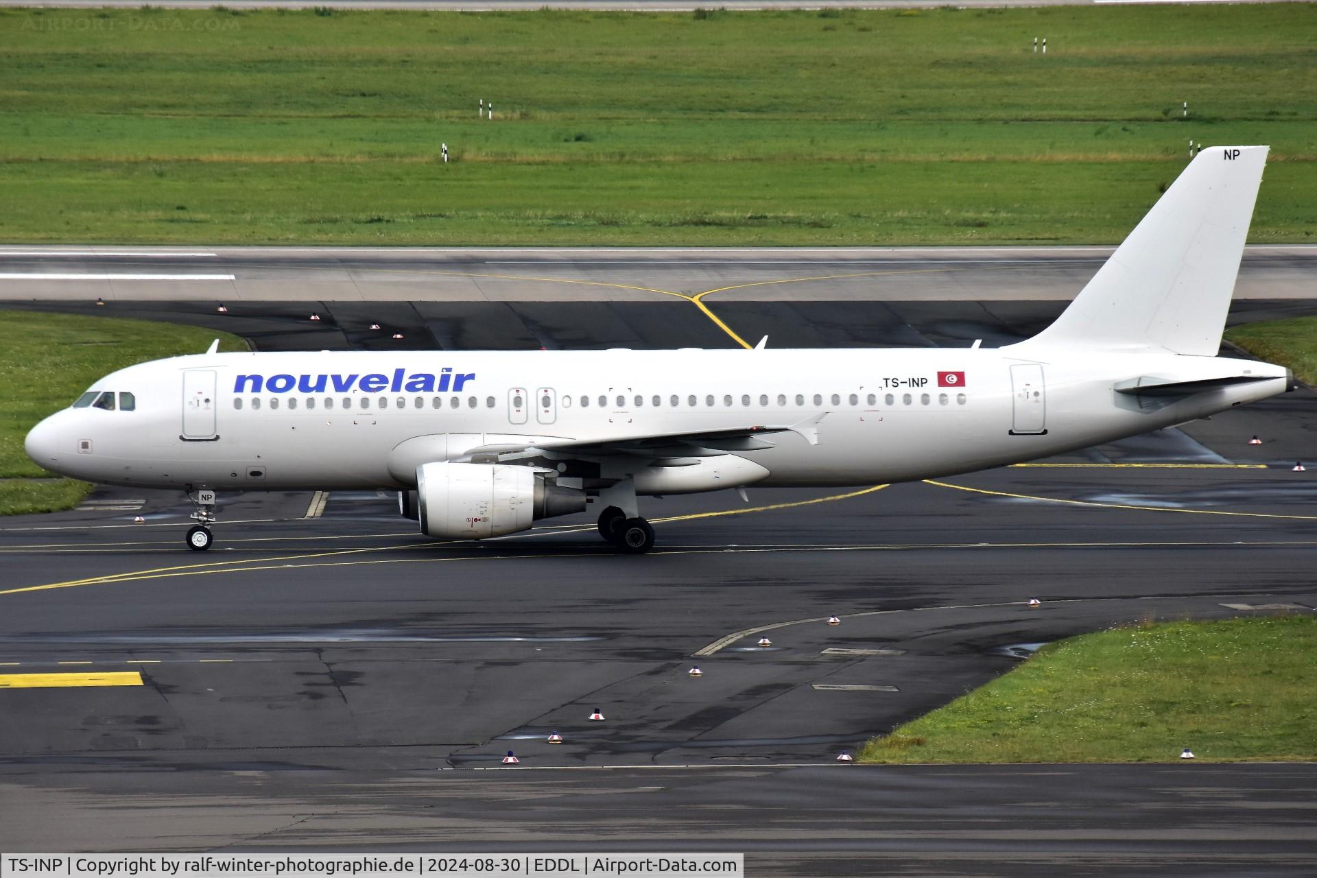 Aircraft TS-INP, 2001 Airbus A320-214, c/n 1597, Airbus A320-214 - BJ LBT Nouvelair Tunisie - 1597 - TS-INP - 30.08.2024 - DUS, at EDDL, photo by ralf-winter-photographie.de