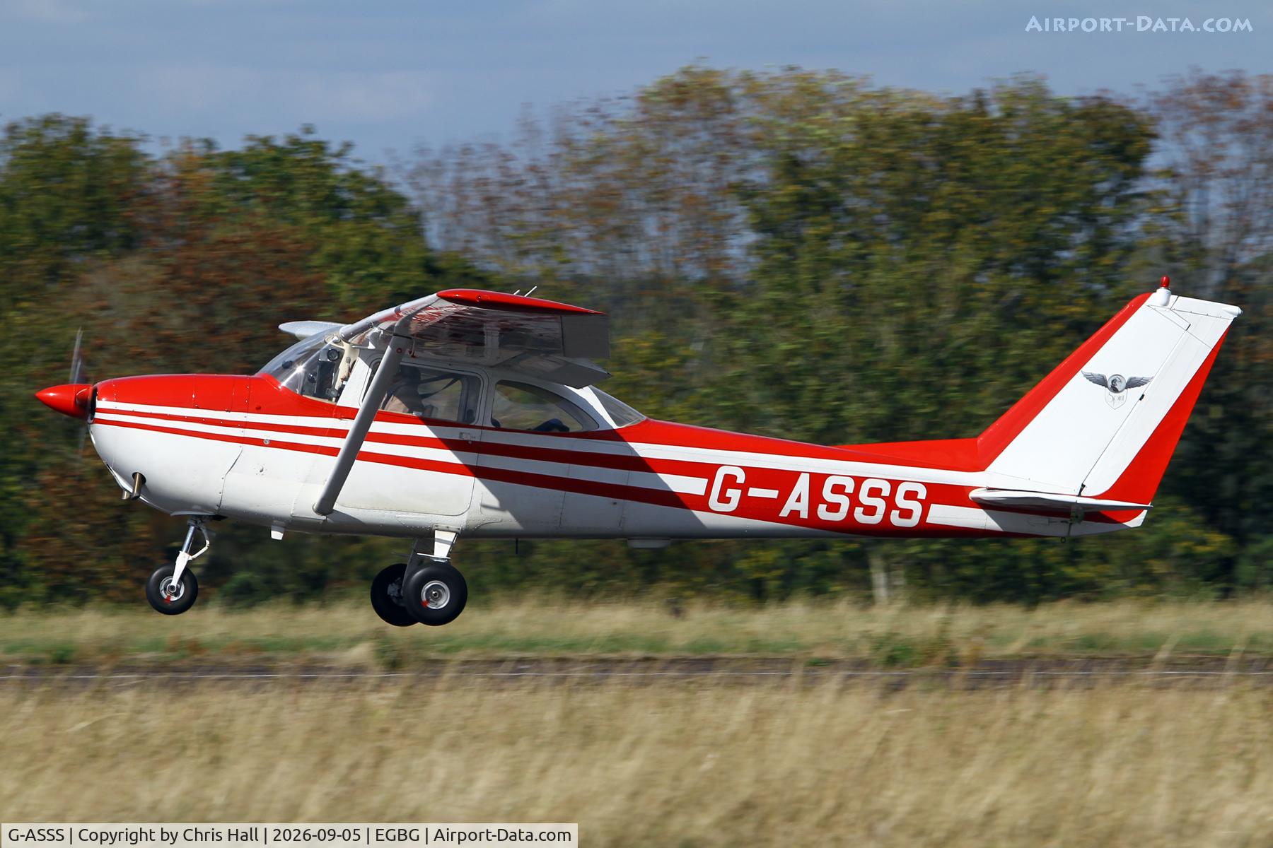 Aircraft G-ASSS, 1964 Cessna 172E, c/n 172-51467, LAA 80th Anniversary Rally, at EGBG, photo by Chris Hall