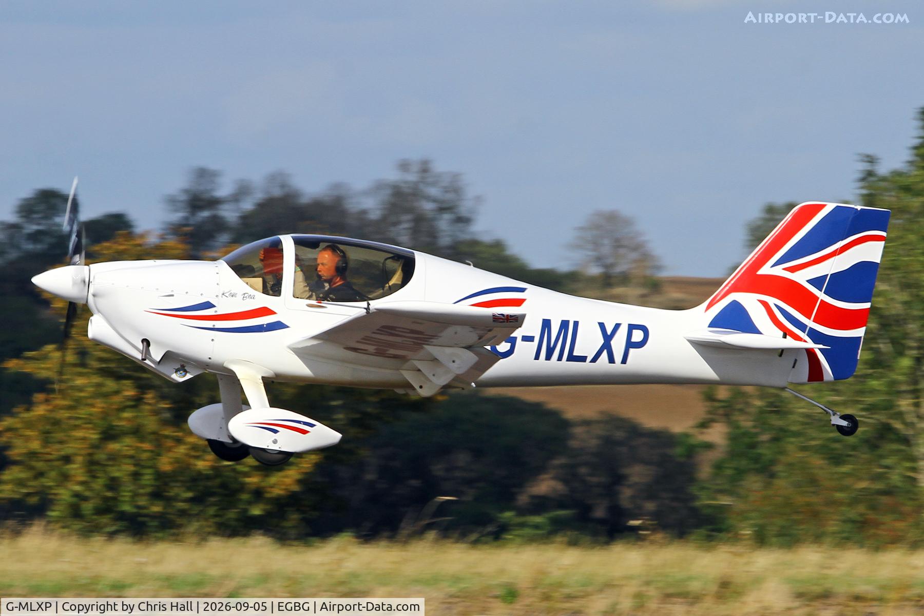 Aircraft G-MLXP, 2013 Europa, c/n PFA 247-12974, LAA 80th Anniversary Rally, at EGBG, photo by Chris Hall
