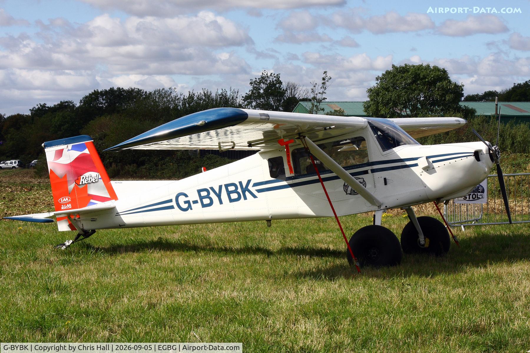 Aircraft G-BYBK, 1997 Murphy Rebel, c/n 260R, LAA 80th Anniversary Rally, at EGBG, photo by Chris Hall
