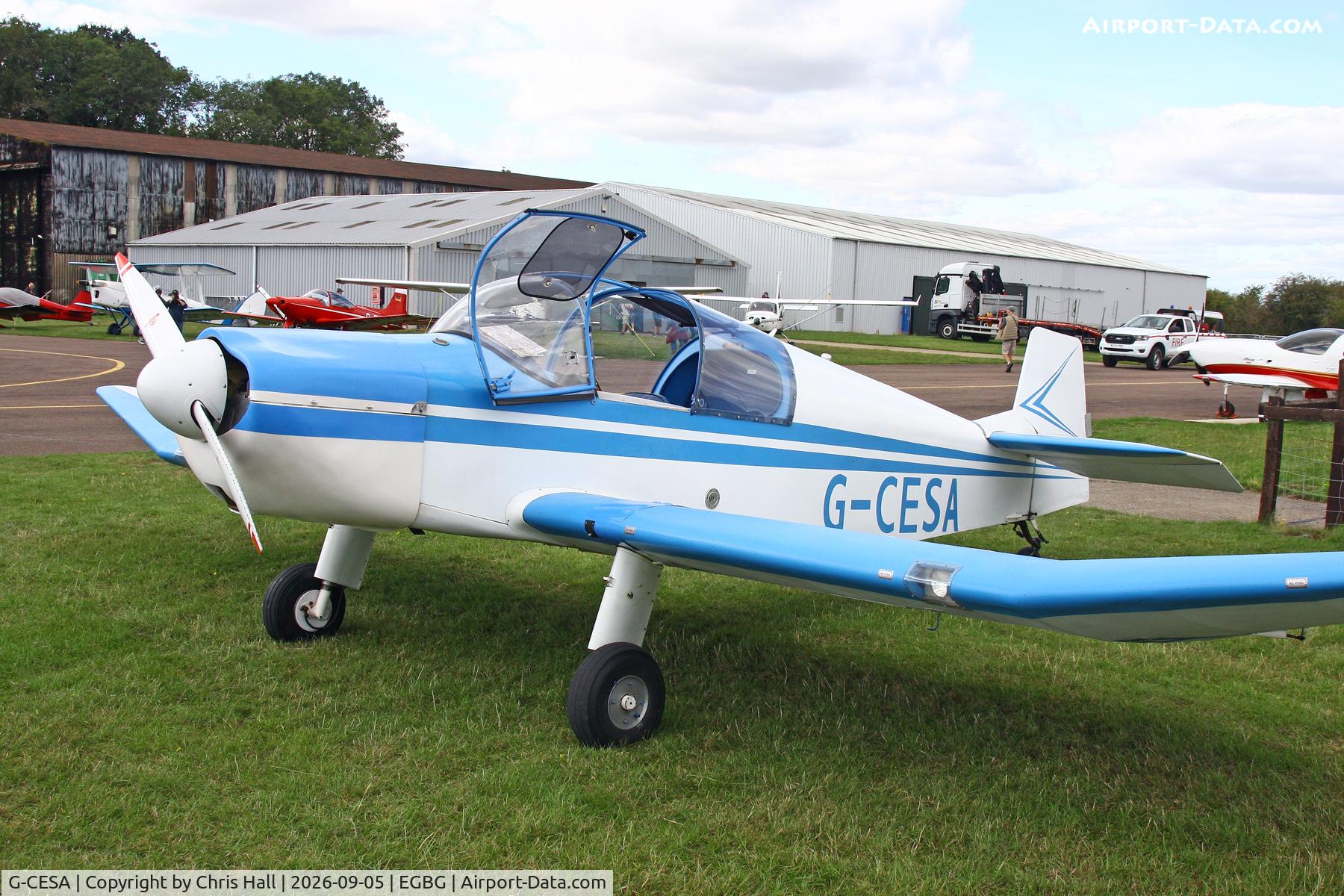 Aircraft G-CESA, 2009 Jodel DR-1050 Ambassadeur, c/n PFA 304-13753, LAA 80th Anniversary Rally, at EGBG, photo by Chris Hall