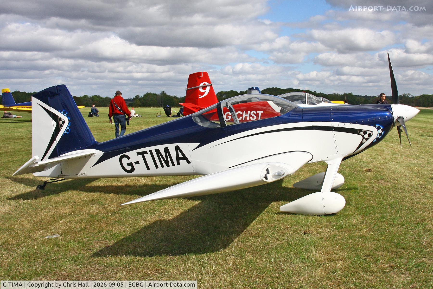 Aircraft G-TIMA, 2021 Vans RV-7, c/n LAA 323-15475, LAA 80th Anniversary Rally, at EGBG, photo by Chris Hall