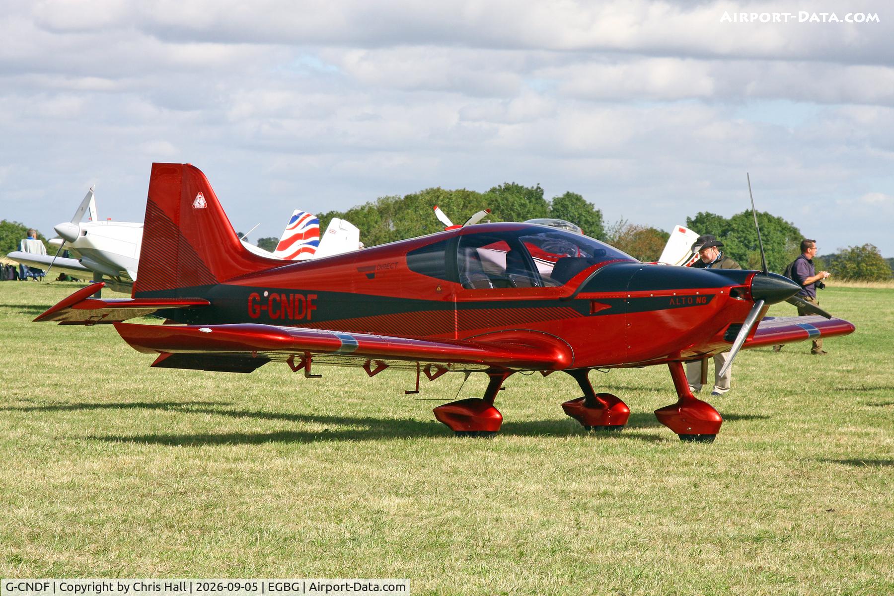 Aircraft G-CNDF, Direct Fly Alto NG, c/n DF256, LAA 80th Anniversary Rally, at EGBG, photo by Chris Hall