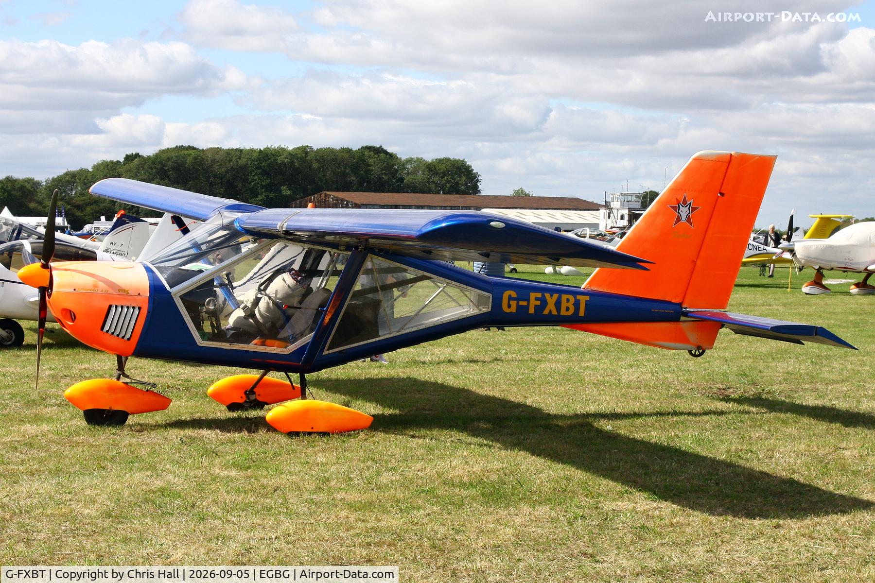 Aircraft G-FXBT, 2002 Aeroprakt A-22 Foxbat, c/n PFA 317-13787, LAA 80th Anniversary Rally, at EGBG, photo by Chris Hall