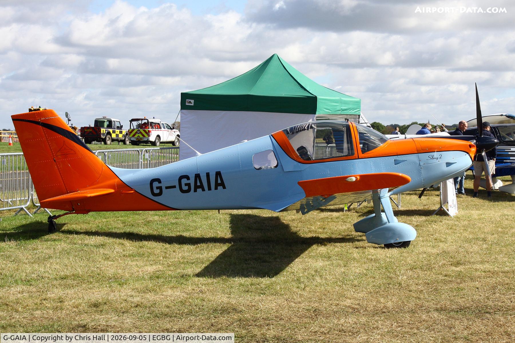 Aircraft G-GAIA, 2022 The Airplane Factory Sling 2, c/n LAA 399-15791, LAA 80th Anniversary Rally, at EGBG, photo by Chris Hall