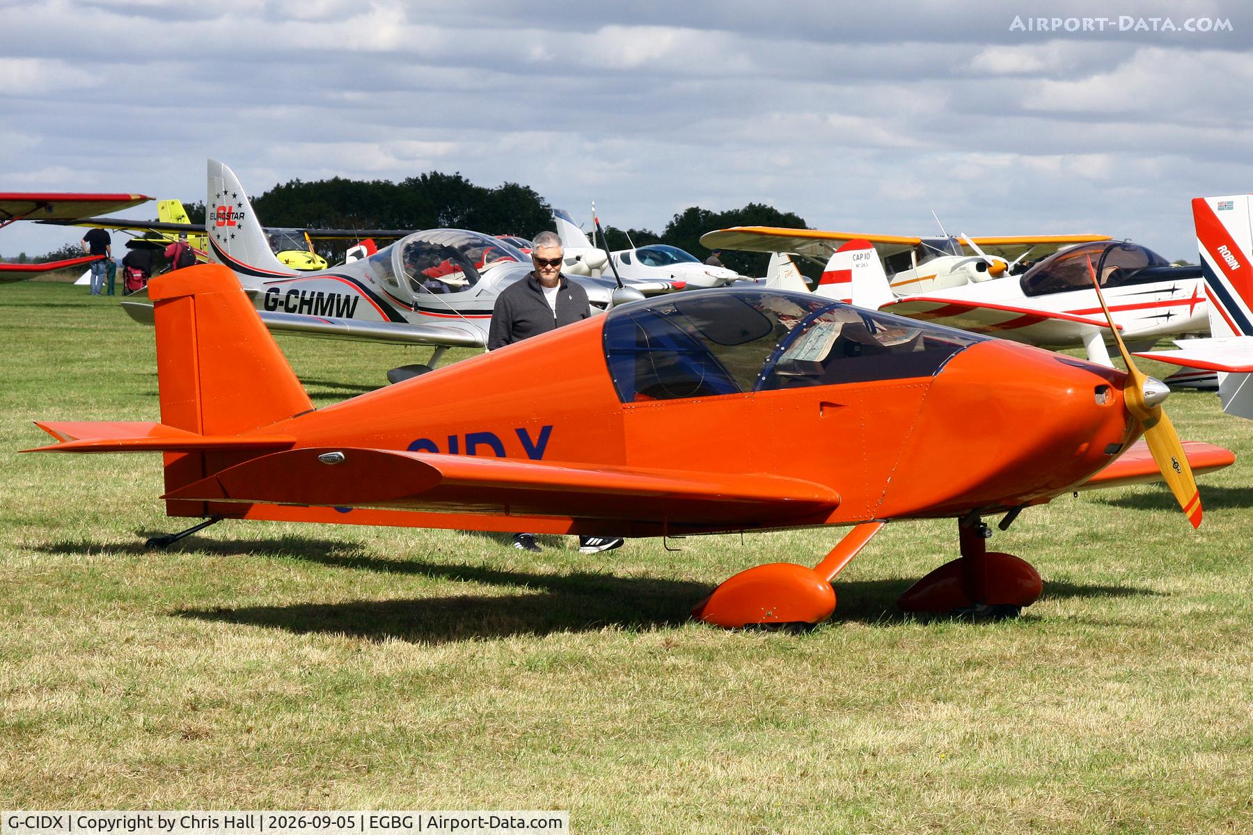 Aircraft G-CIDX, 2013 Sonex Sonex, c/n LAA 337-15058, LAA 80th Anniversary Rally, at EGBG, photo by Chris Hall