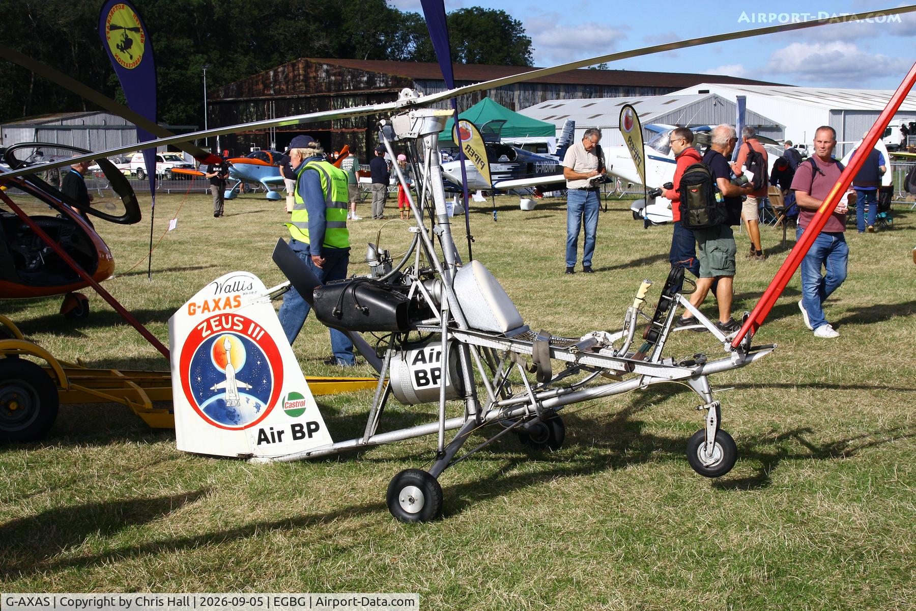 Aircraft G-AXAS, 1969 Wallis WA116/T, c/n 217, LAA 80th Anniversary Rally, at EGBG, photo by Chris Hall