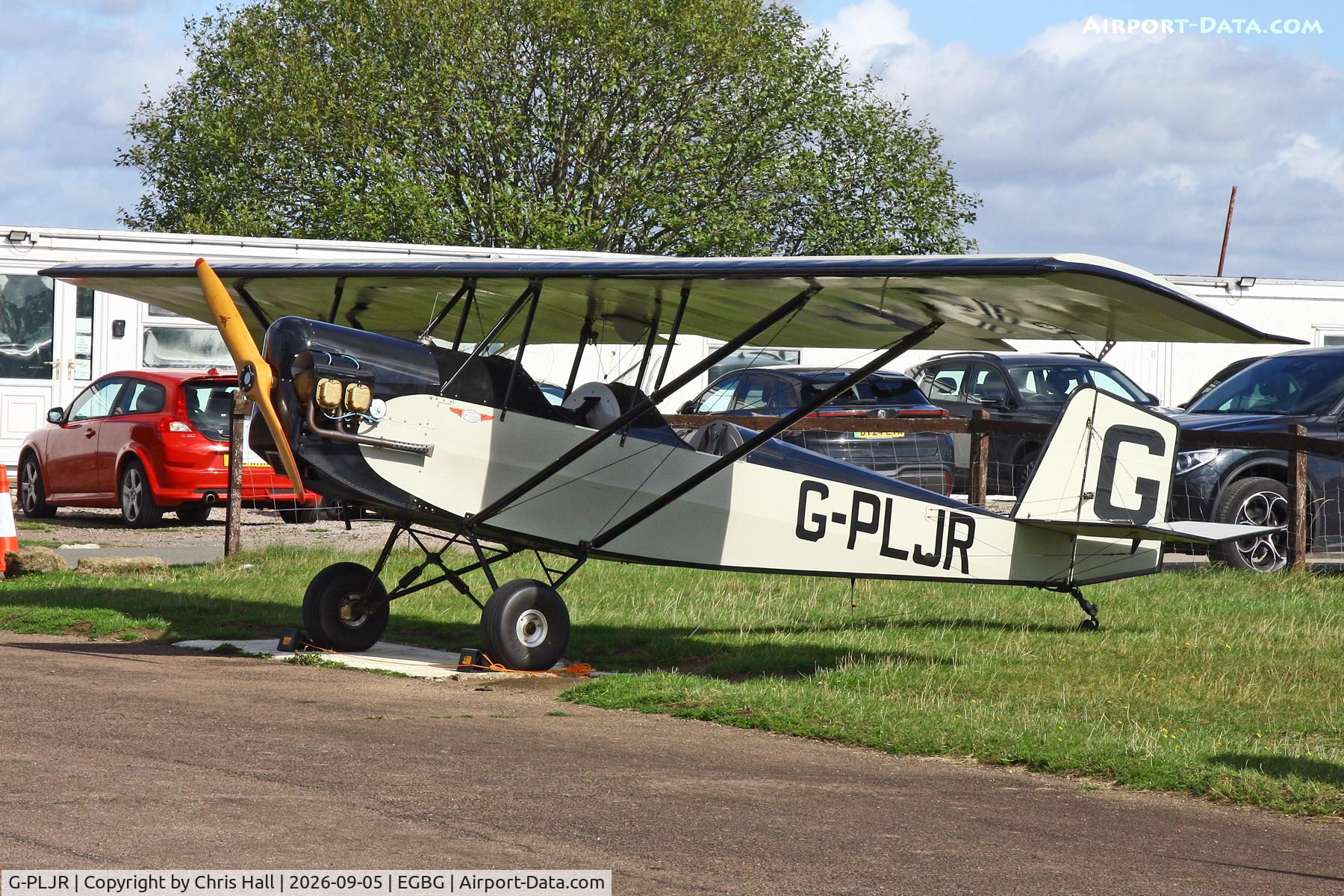 Aircraft G-PLJR, 2015 Pietenpol Air Camper, c/n PFA 047-13426, LAA 80th Anniversary Rally, at EGBG, photo by Chris Hall