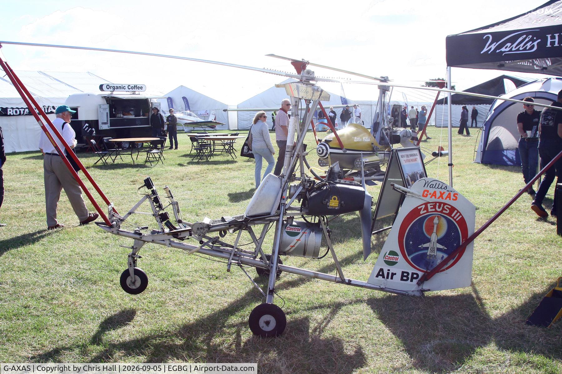 Aircraft G-AXAS, 1969 Wallis WA116/T, c/n 217, LAA 80th Anniversary Rally, at EGBG, photo by Chris Hall