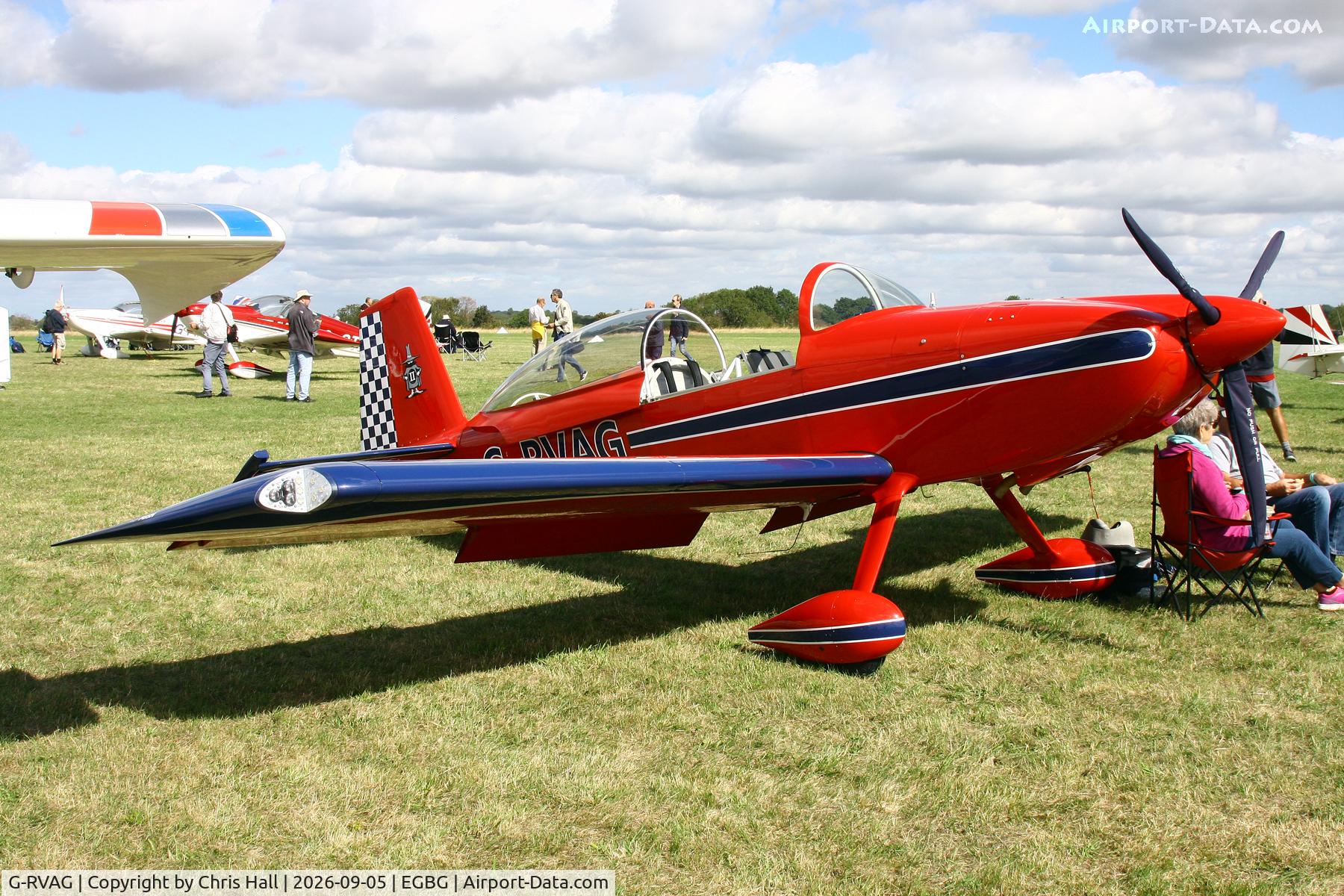 Aircraft G-RVAG, 2023 Vans RV-8, c/n PFA 303-13603, LAA 80th Anniversary Rally, at EGBG, photo by Chris Hall