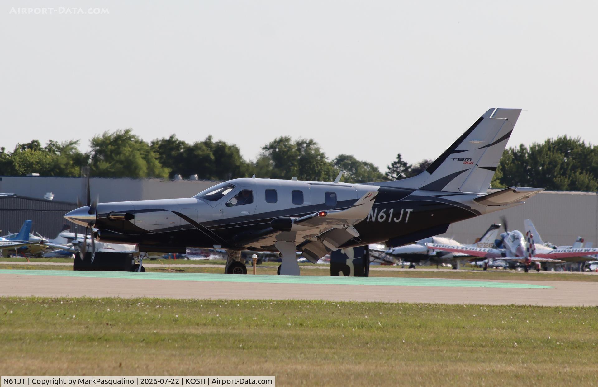 Aircraft N61JT, 2023 Daher TBM-960, c/n 1517, Daher TBM-960, at KOSH, photo by MarkPasqualino
