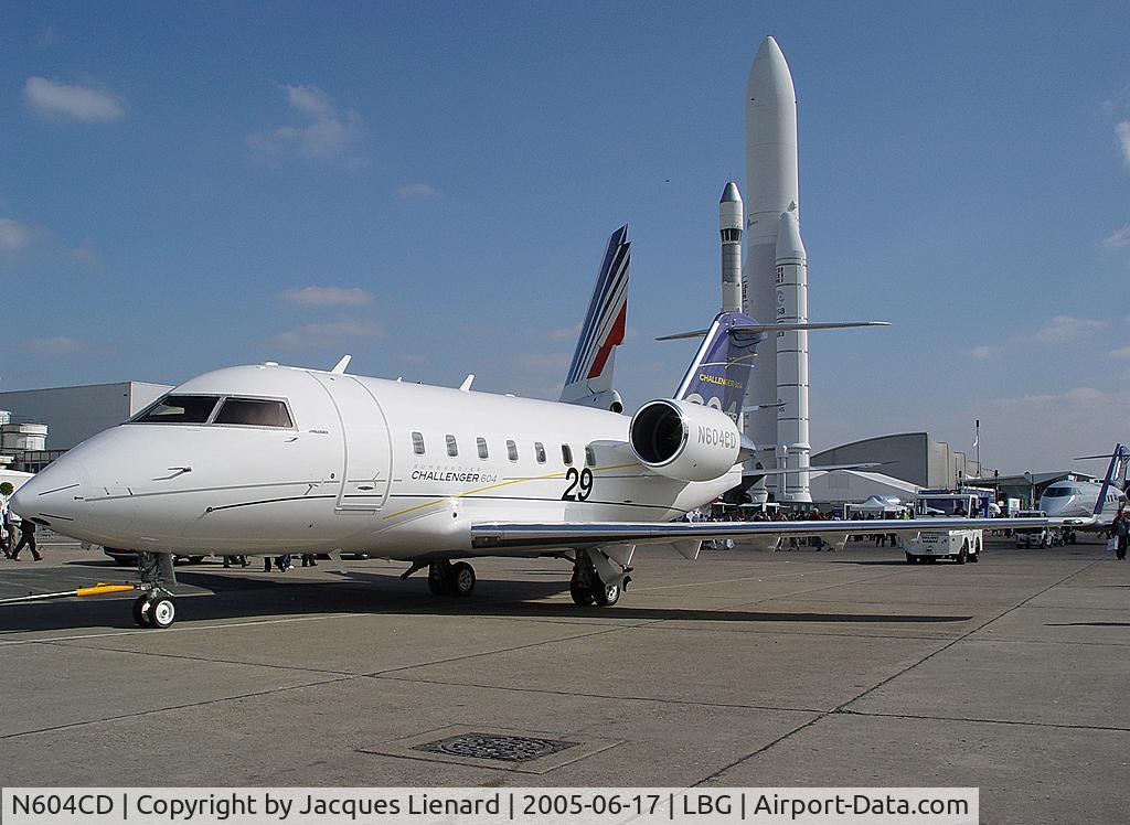 N604CD, 2004 Bombardier Challenger 604 (CL-600-2B16) C/N 5591, CL600 2B 16