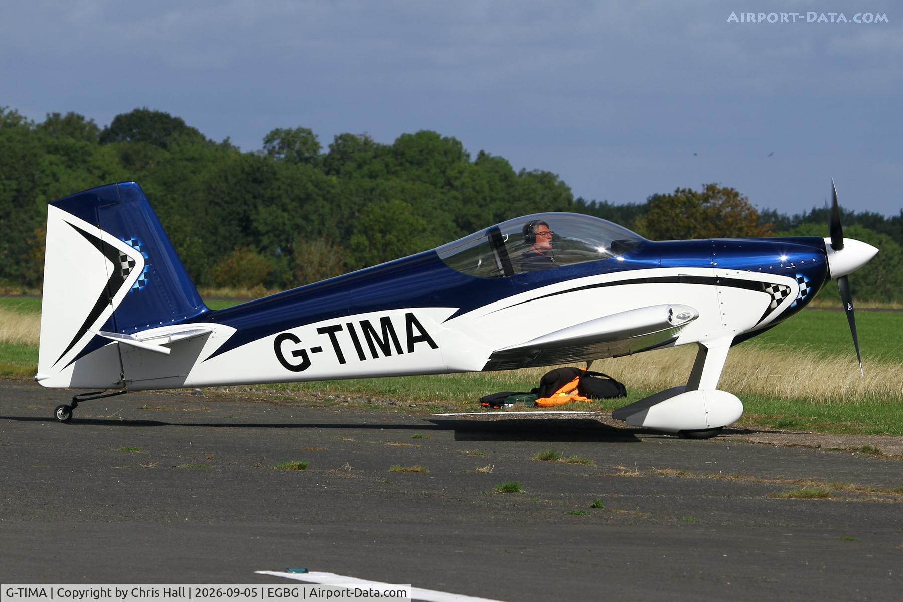 Aircraft G-TIMA, 2021 Vans RV-7, c/n LAA 323-15475, LAA 80th Anniversary Rally, at EGBG, photo by Chris Hall