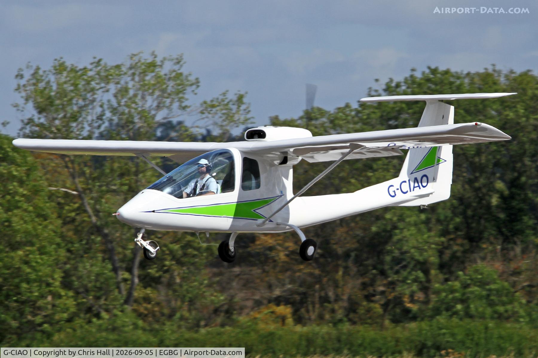 Aircraft G-CIAO, 1998 Iniziative Industriali Italiane Sky Arrow 650T, c/n PFA 298-13095, LAA 80th Anniversary Rally, at EGBG, photo by Chris Hall