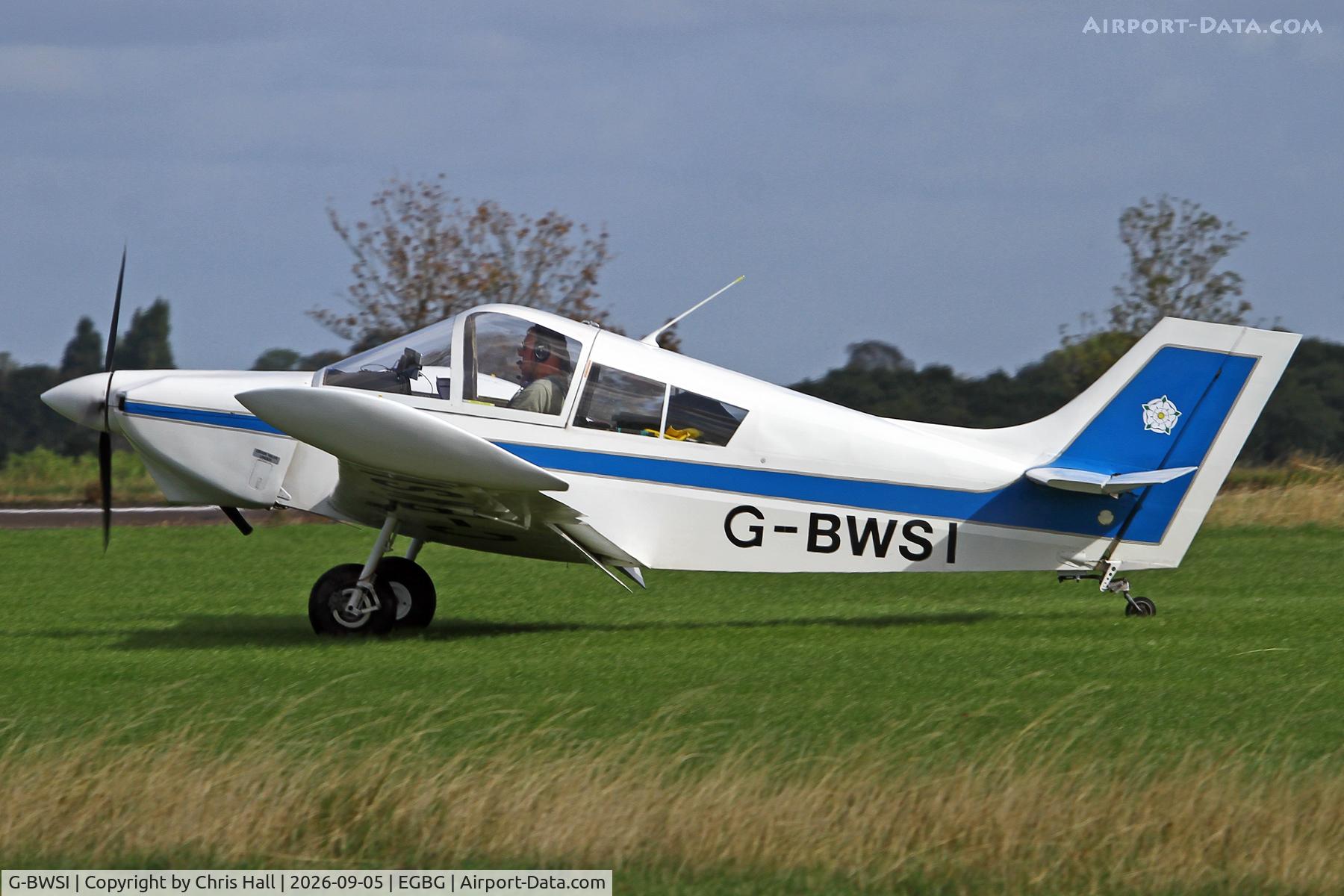 Aircraft G-BWSI, 1987 Squarecraft SA102-5 Cavalier, c/n PFA 001-10624, LAA 80th Anniversary Rally, at EGBG, photo by Chris Hall