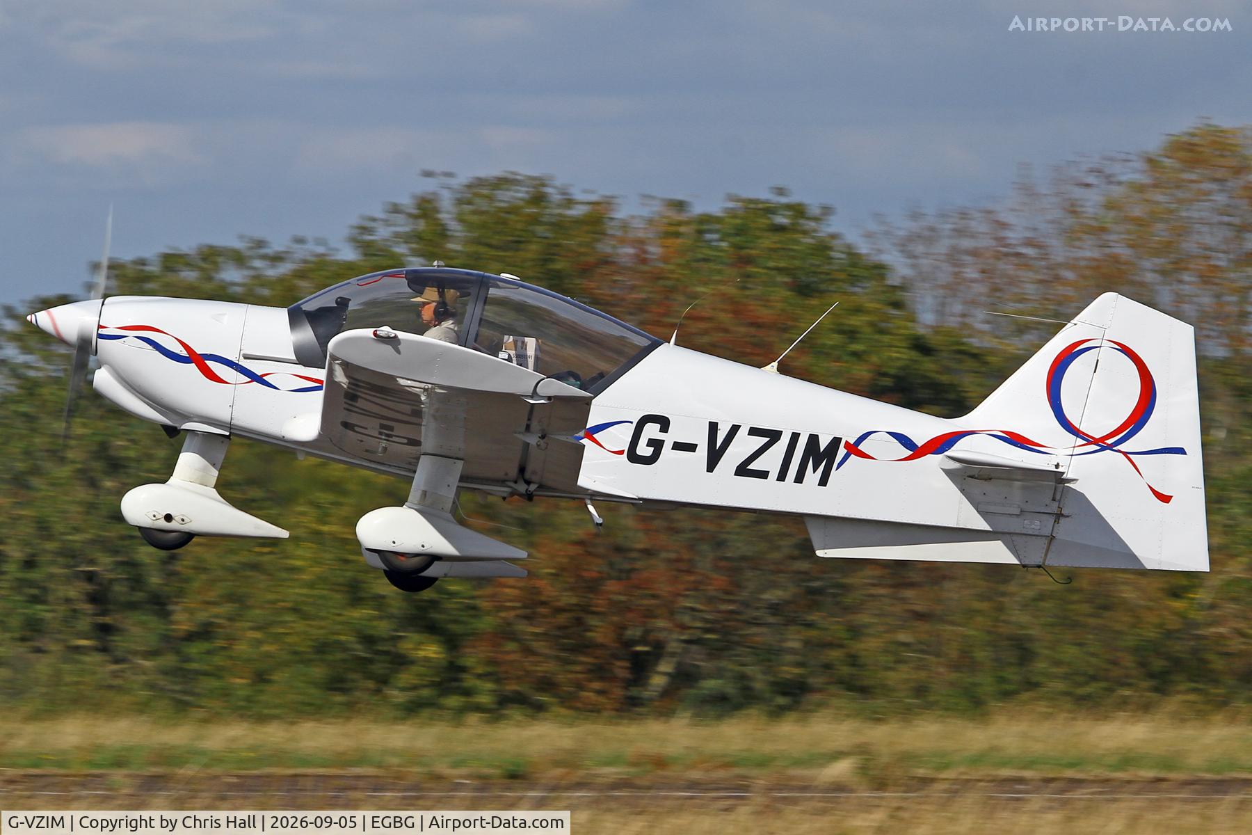 Aircraft G-VZIM, 2007 Alpha R2160, c/n 160A-07012, LAA 80th Anniversary Rally, at EGBG, photo by Chris Hall