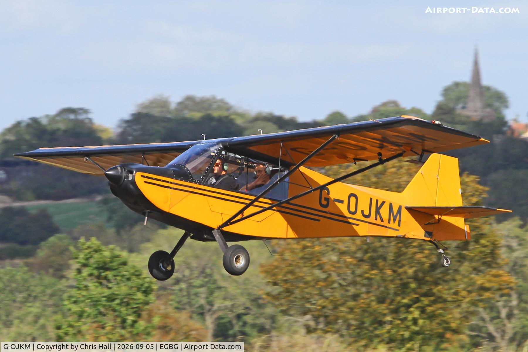 Aircraft G-OJKM, 2003 Rans S-7 Courier, c/n PFA 218-12982, LAA 80th Anniversary Rally, at EGBG, photo by Chris Hall