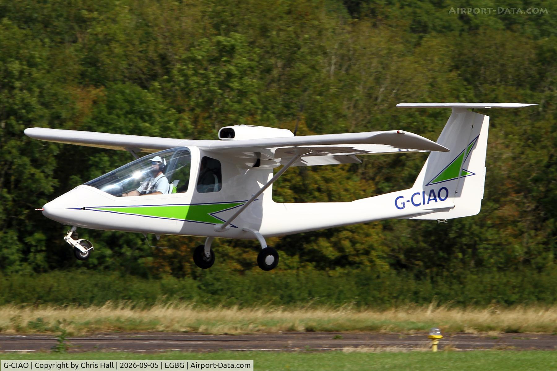 Aircraft G-CIAO, 1998 Iniziative Industriali Italiane Sky Arrow 650T, c/n PFA 298-13095, LAA 80th Anniversary Rally, at EGBG, photo by Chris Hall
