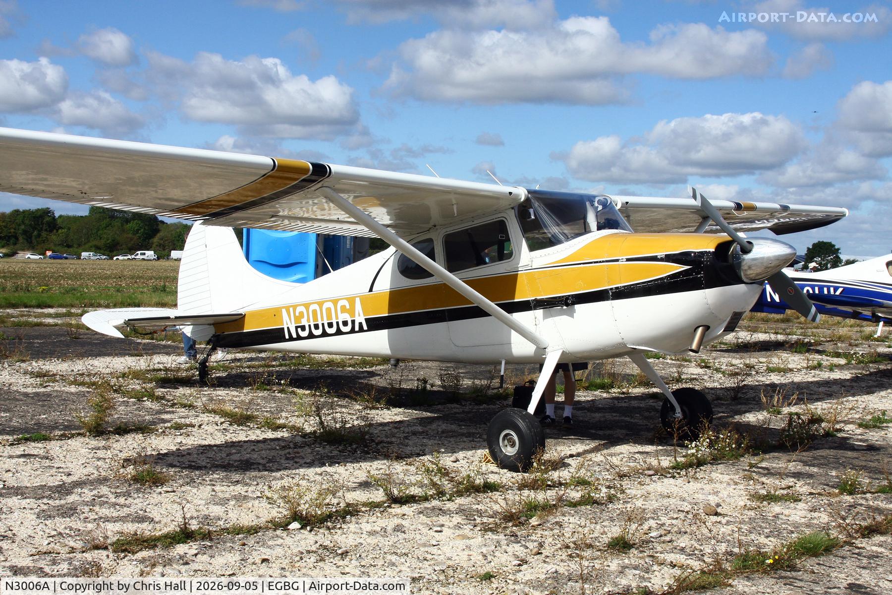 Aircraft N3006A, 1953 Cessna 170B, c/n 25650, LAA 80th Anniversary Rally, at EGBG, photo by Chris Hall