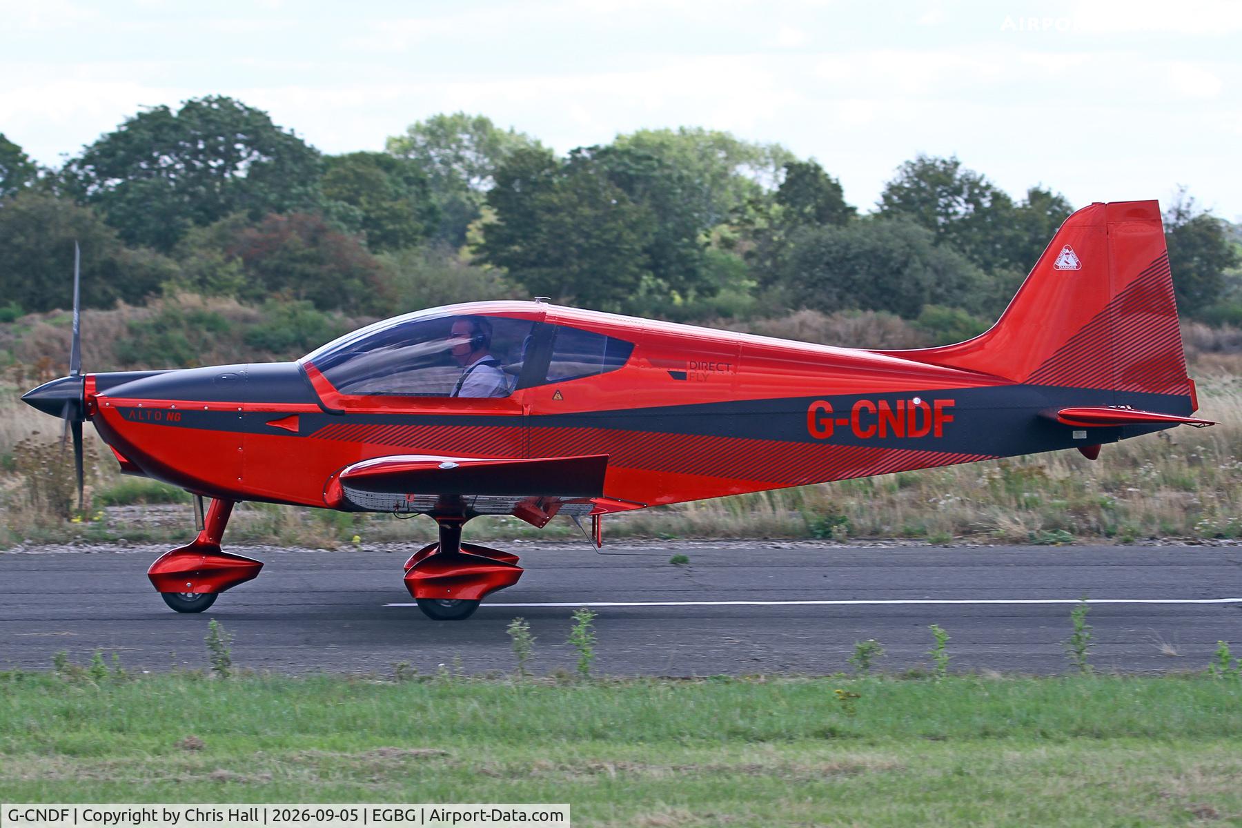 Aircraft G-CNDF, Direct Fly Alto NG, c/n DF256, LAA 80th Anniversary Rally, at EGBG, photo by Chris Hall