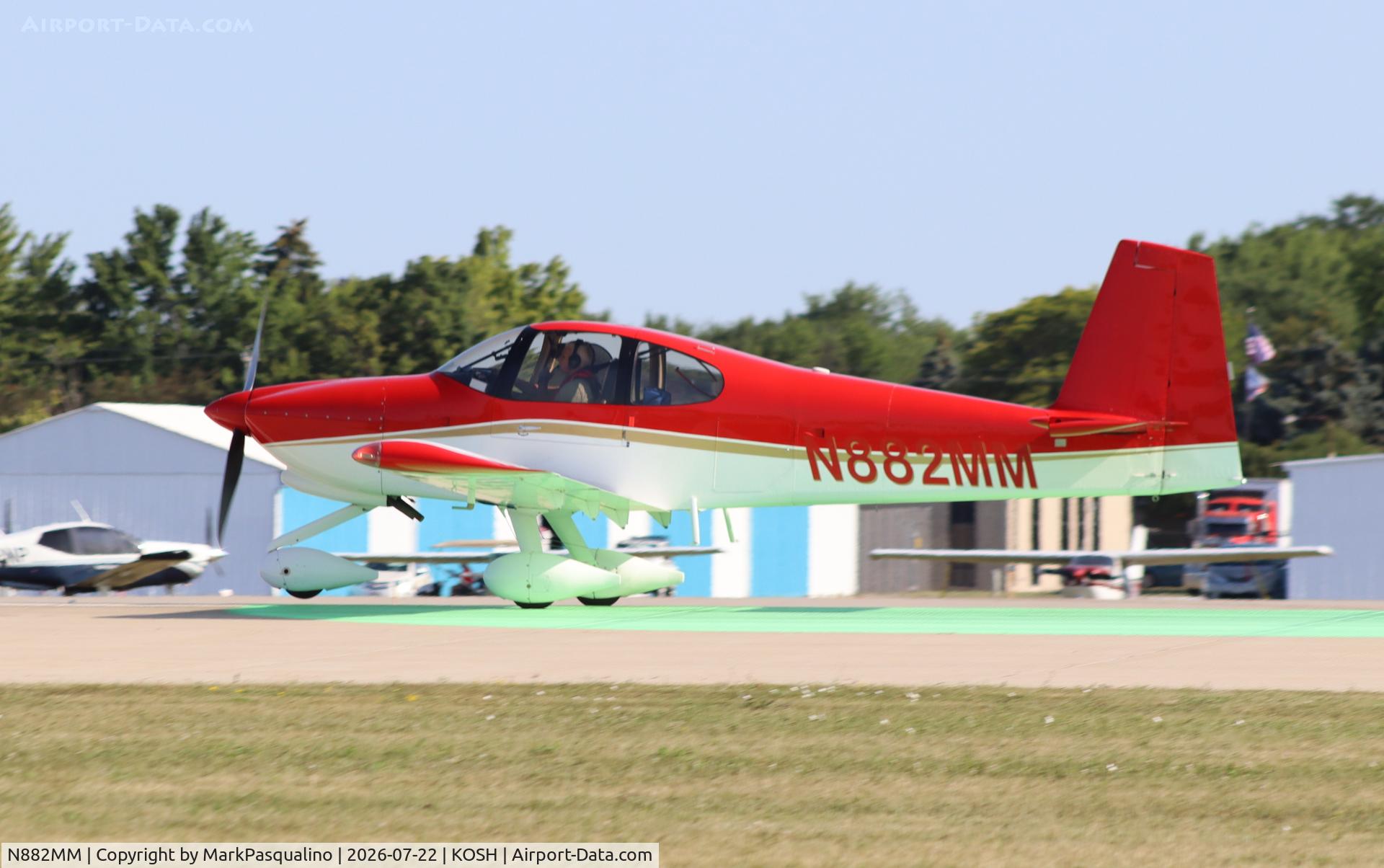 Aircraft N882MM, 2017 Vans RV-10, c/n 41692, Vans RV-10, at KOSH, photo by MarkPasqualino