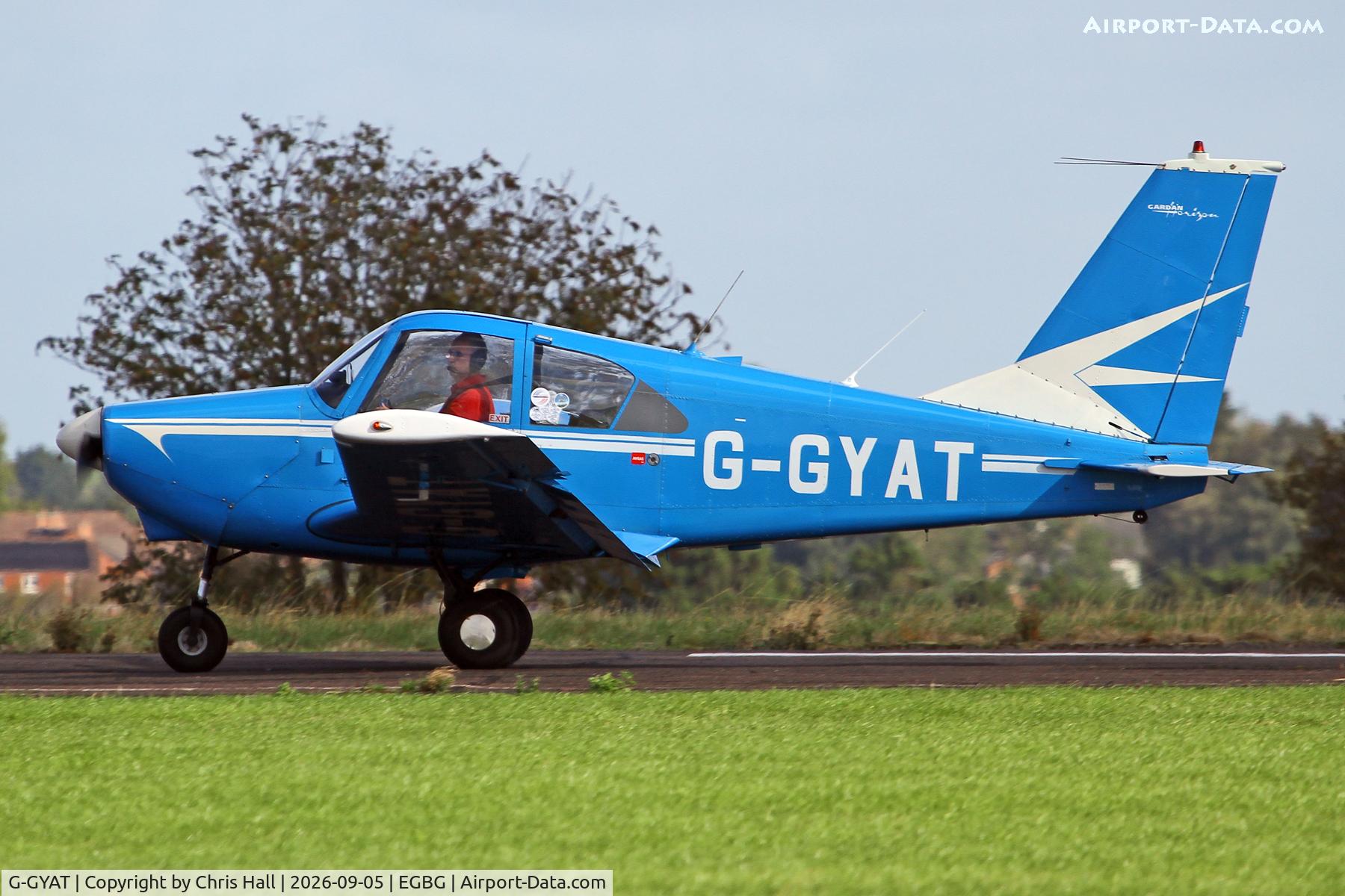 Aircraft G-GYAT, 1966 Gardan GY-80-180 Horizon, c/n 136, LAA 80th Anniversary Rally, at EGBG, photo by Chris Hall