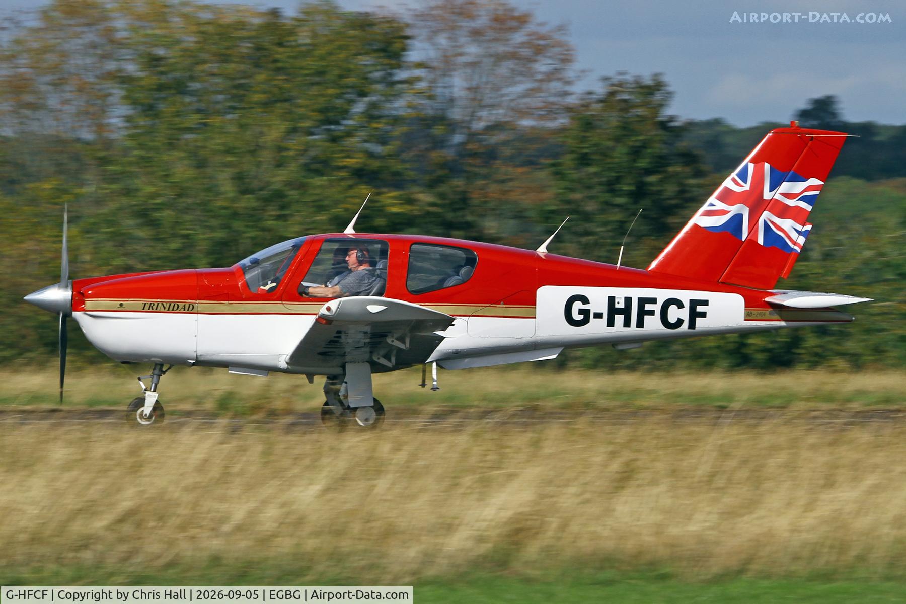 Aircraft G-HFCF, 1990 Socata TB-20, c/n 957, LAA 80th Anniversary Rally, at EGBG, photo by Chris Hall