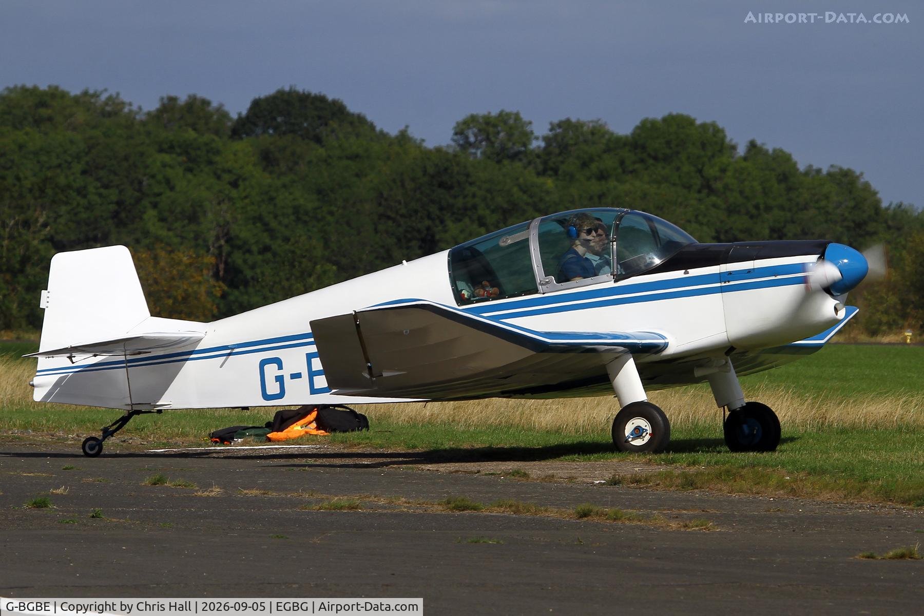 Aircraft G-BGBE, 1961 SAN Jodel DR-1050 Ambassadeur, c/n 260, LAA 80th Anniversary Rally, at EGBG, photo by Chris Hall