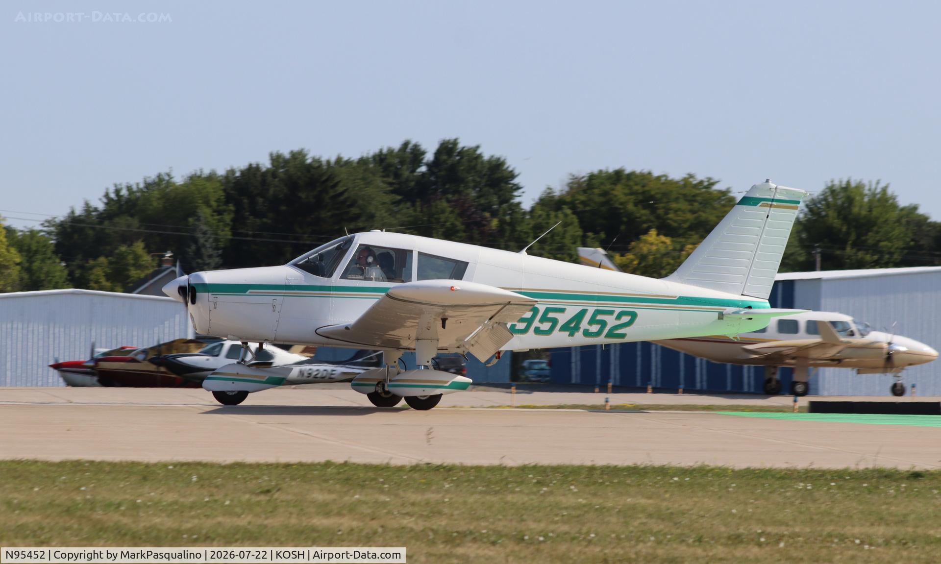 Aircraft N95452, 1969 Piper PA-28-140 Cherokee, c/n 28-25965, Piper PA-28-140, at KOSH, photo by MarkPasqualino