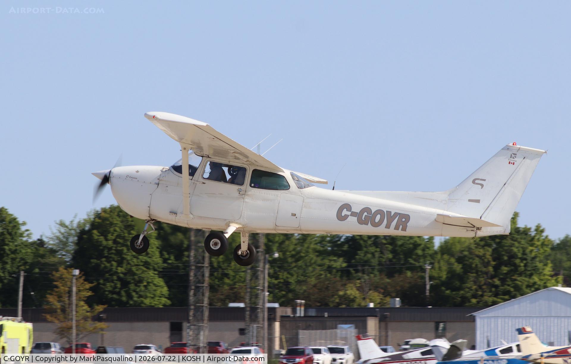Aircraft C-GOYR, 1974 Cessna 172M, c/n 17263451, Cessna 172M, at KOSH, photo by MarkPasqualino