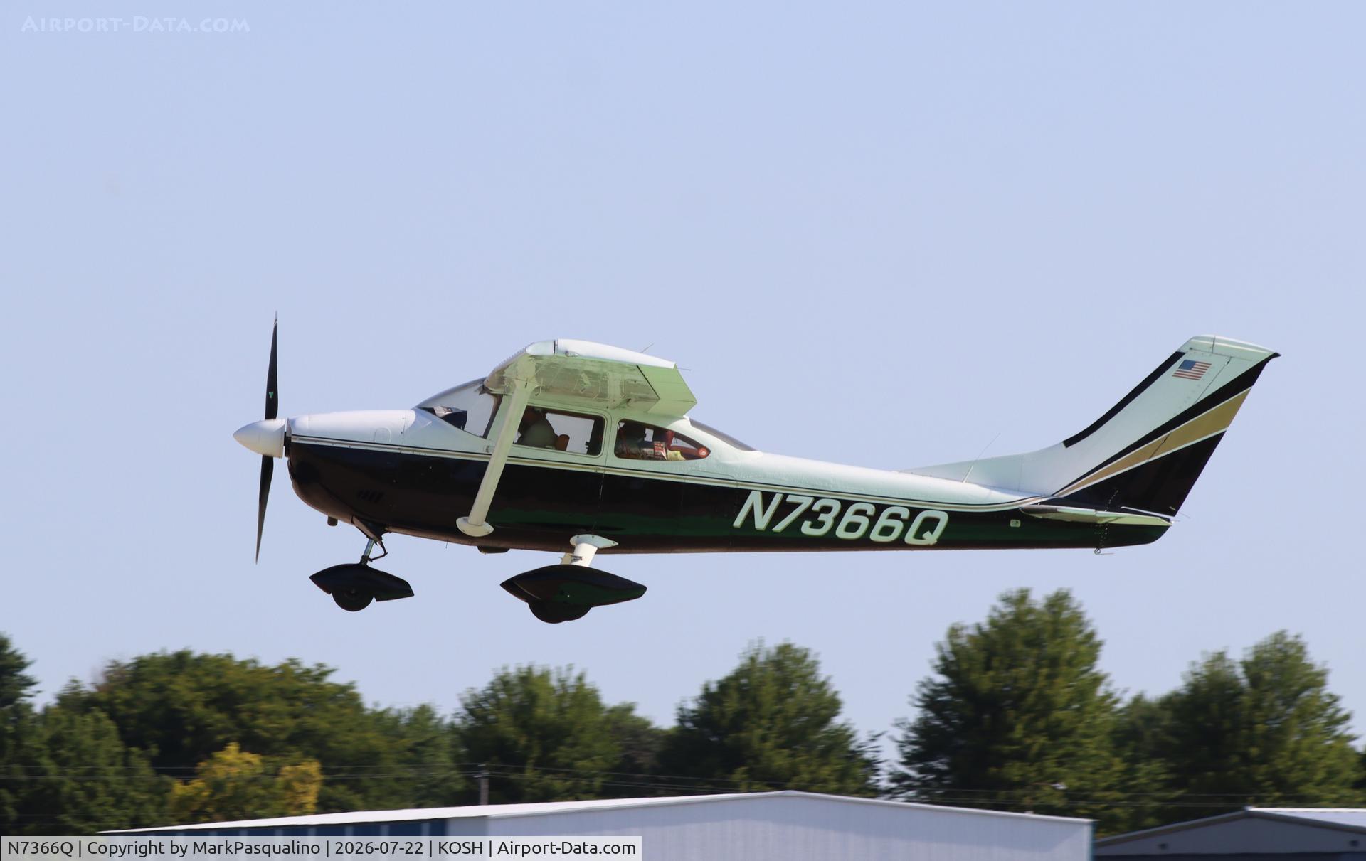 Aircraft N7366Q, 1972 Cessna 182P Skylane, c/n 18261006, Cessna 182P, at KOSH, photo by MarkPasqualino