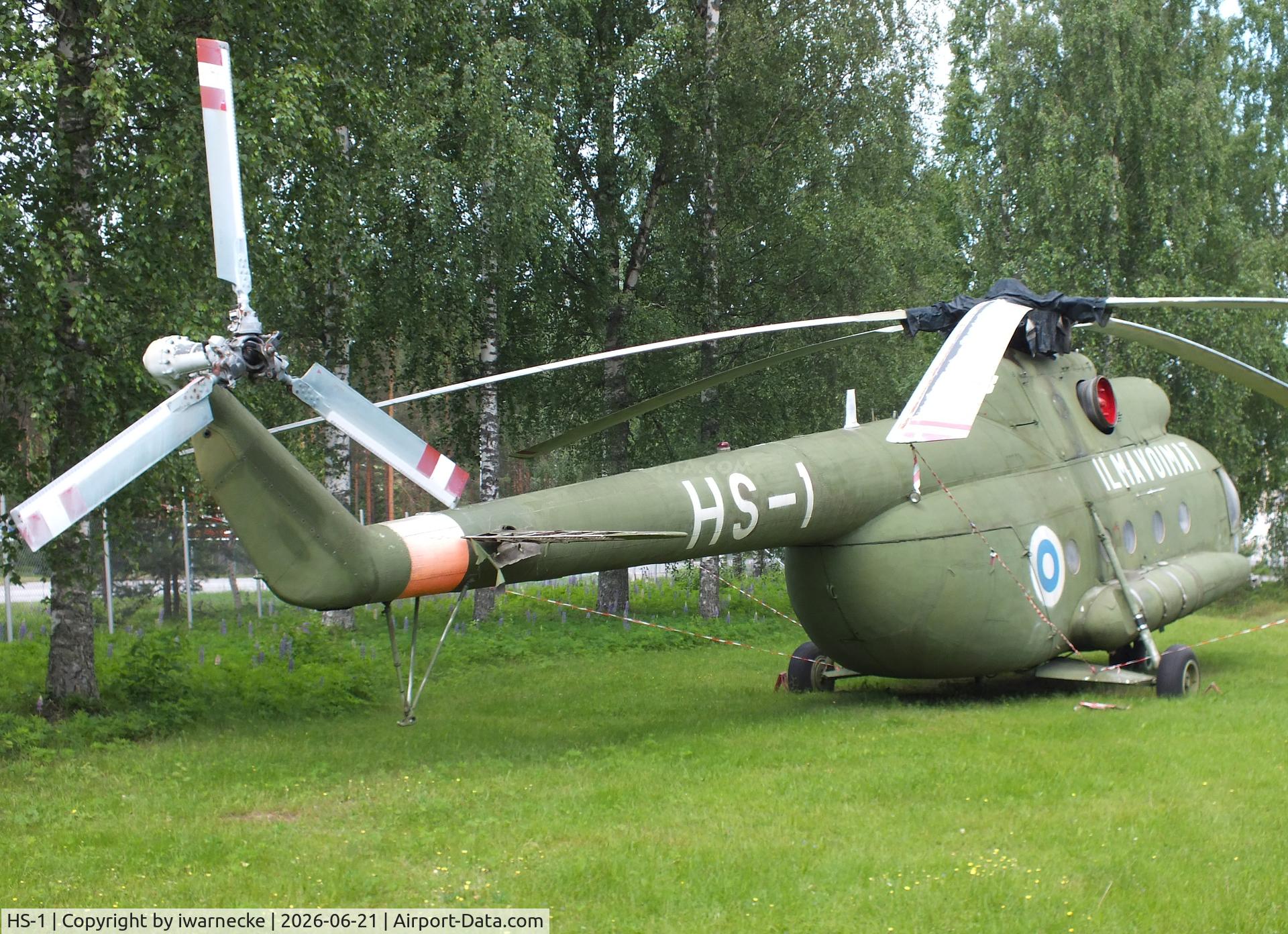 Aircraft HS-1, 1973 Mil Mi-8T Hip, c/n 13301, Mil Mi-8T HIP at the Suomen Ilmavoimamuseo (Finnish Air Force Museum, formerly known as Keski-Suomen Ilmailumuseo / Aviation Museum of Central Finland), Jyväskylä-Tikkakoski, photo by iwarnecke