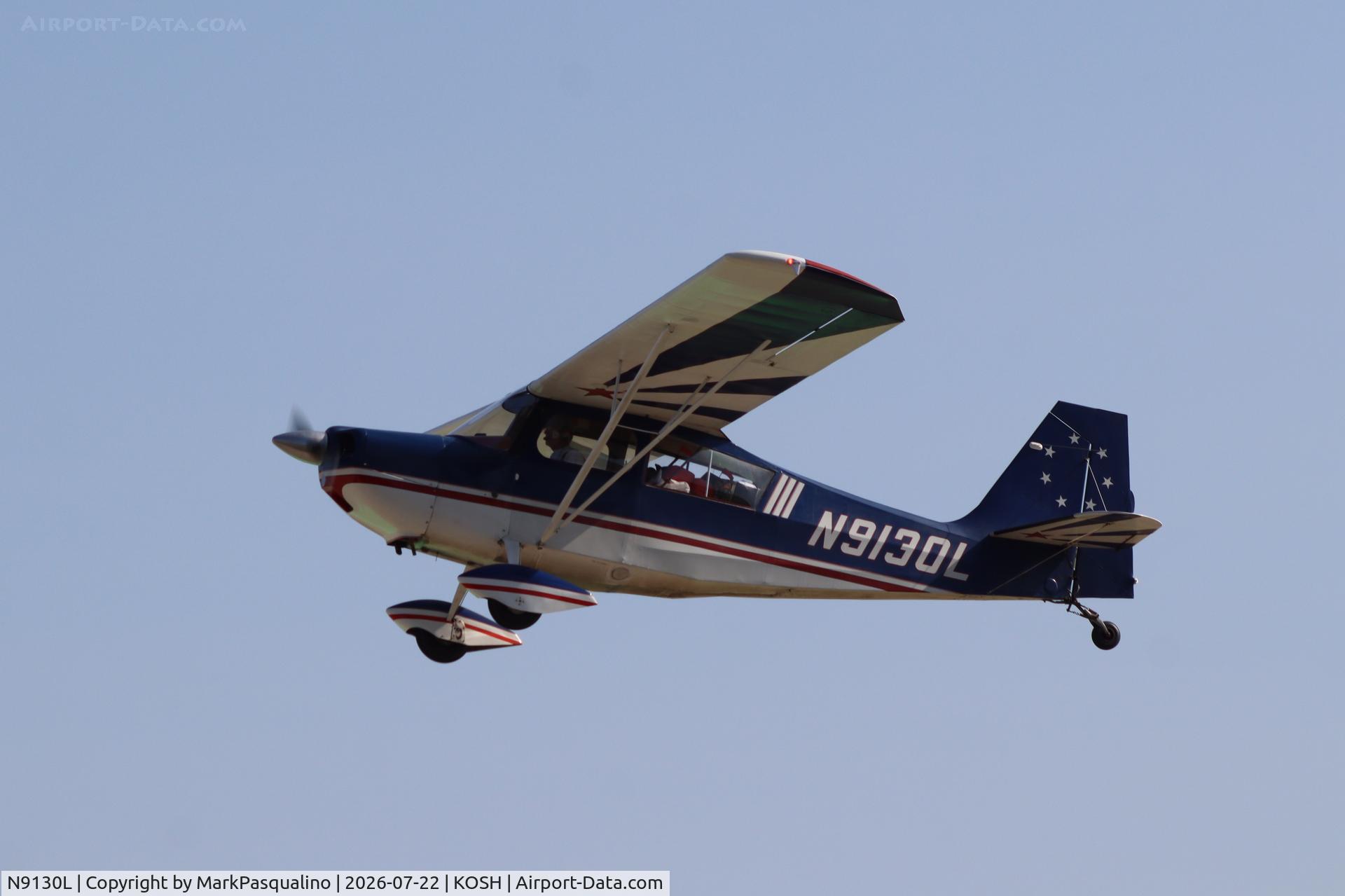 Aircraft N9130L, 1970 Champion 7ECA Citabria, c/n 805-71, Champion 7ECA, at KOSH, photo by MarkPasqualino