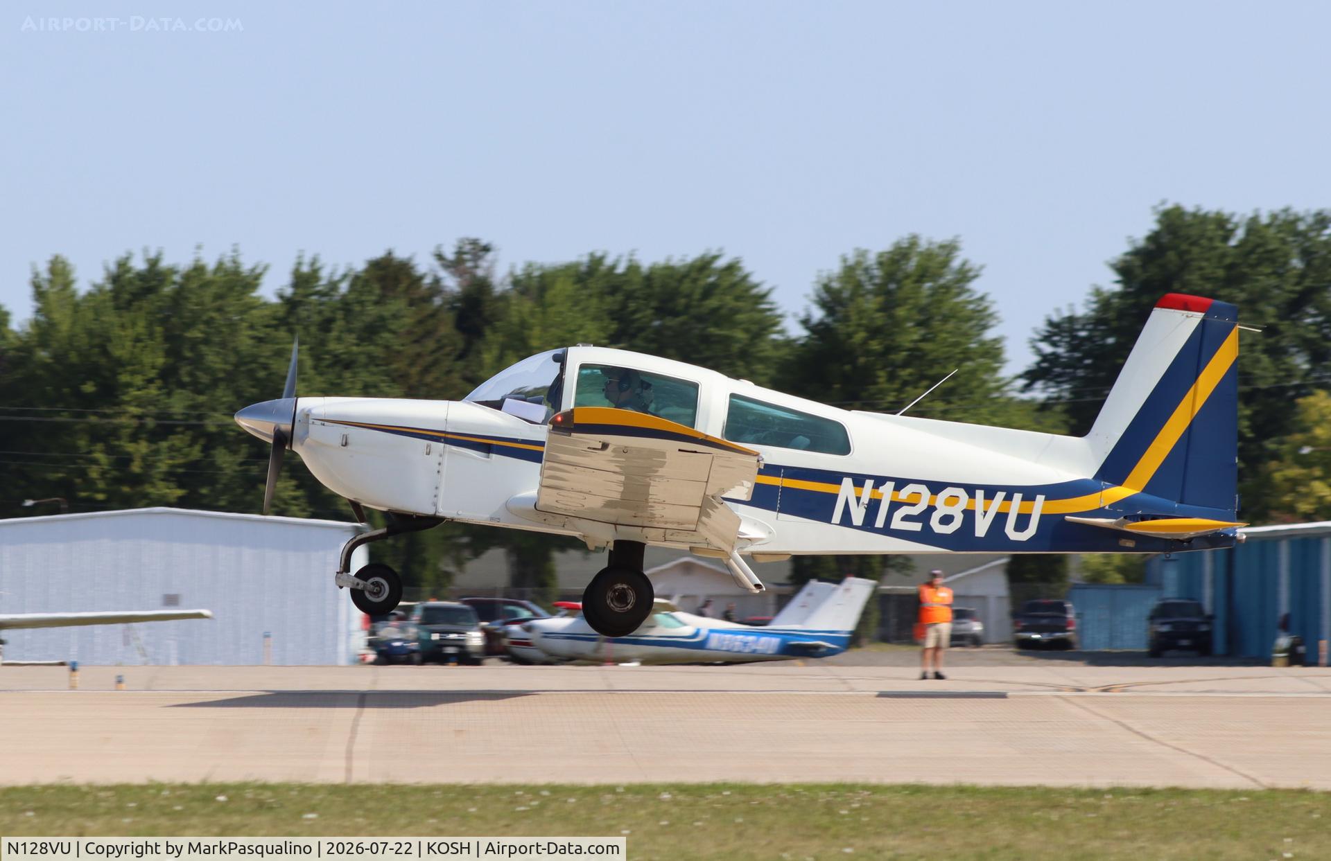 Aircraft N128VU, 1991 American General AG-5B Tiger, c/n 10067, American General AG-5B, at KOSH, photo by MarkPasqualino