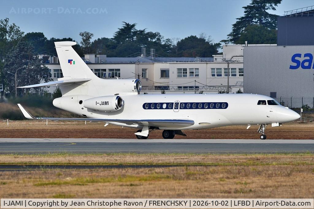 Aircraft I-JAMI, 2009 Dassault Falcon 7X, c/n 81, Sirio Executive, at LFBD, photo by Jean Christophe Ravon / FRENCHSKY