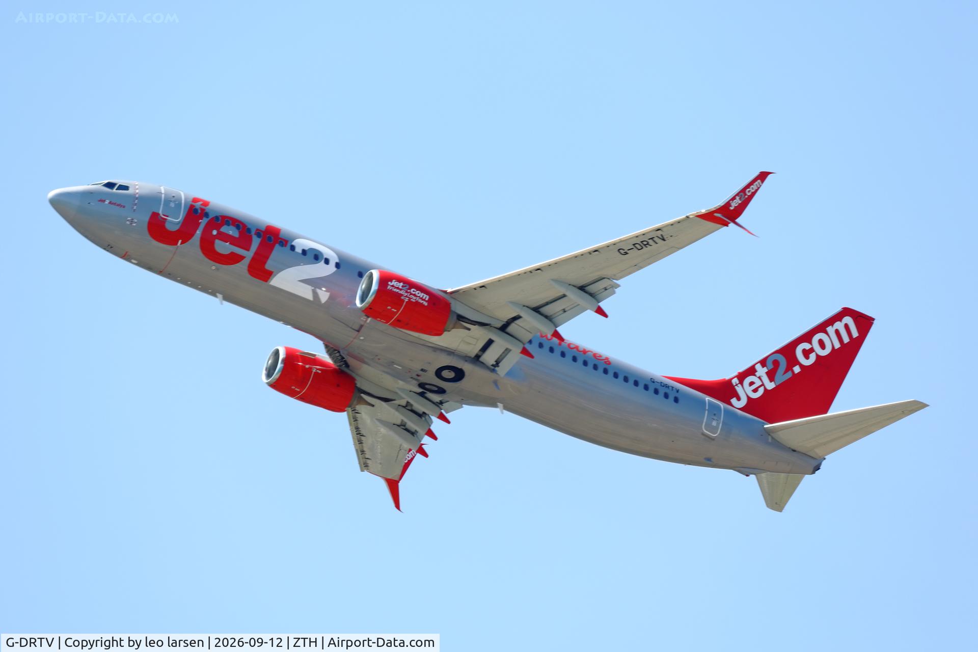 Aircraft G-DRTV, 2015 Boeing 737-8AL (SSW), c/n 40554 l/n 5410, Zakynthos 12.9.2026, at ZTH, photo by leo larsen