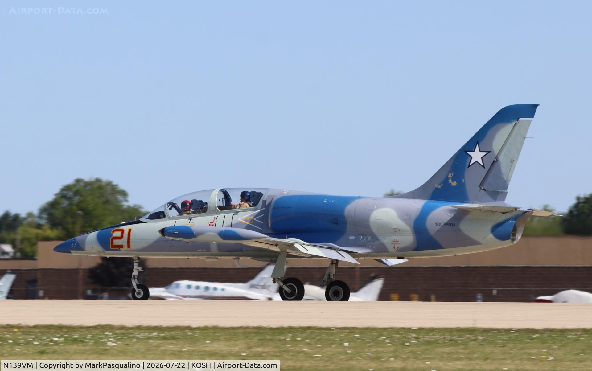 Aircraft N139VM, 1980 Aero L-39C Albatros Albatros, c/n 31634, Aero L-39C, at KOSH, photo by MarkPasqualino