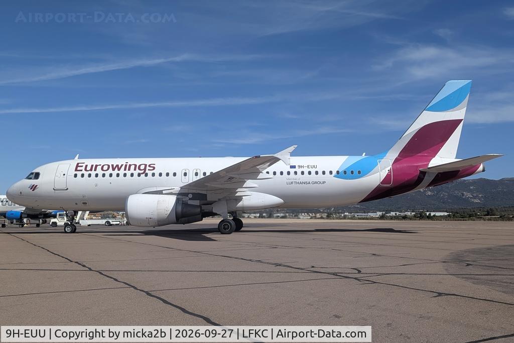 Aircraft 9H-EUU, 2010 Airbus A320-214, c/n 4368, Parked, at LFKC, photo by micka2b
