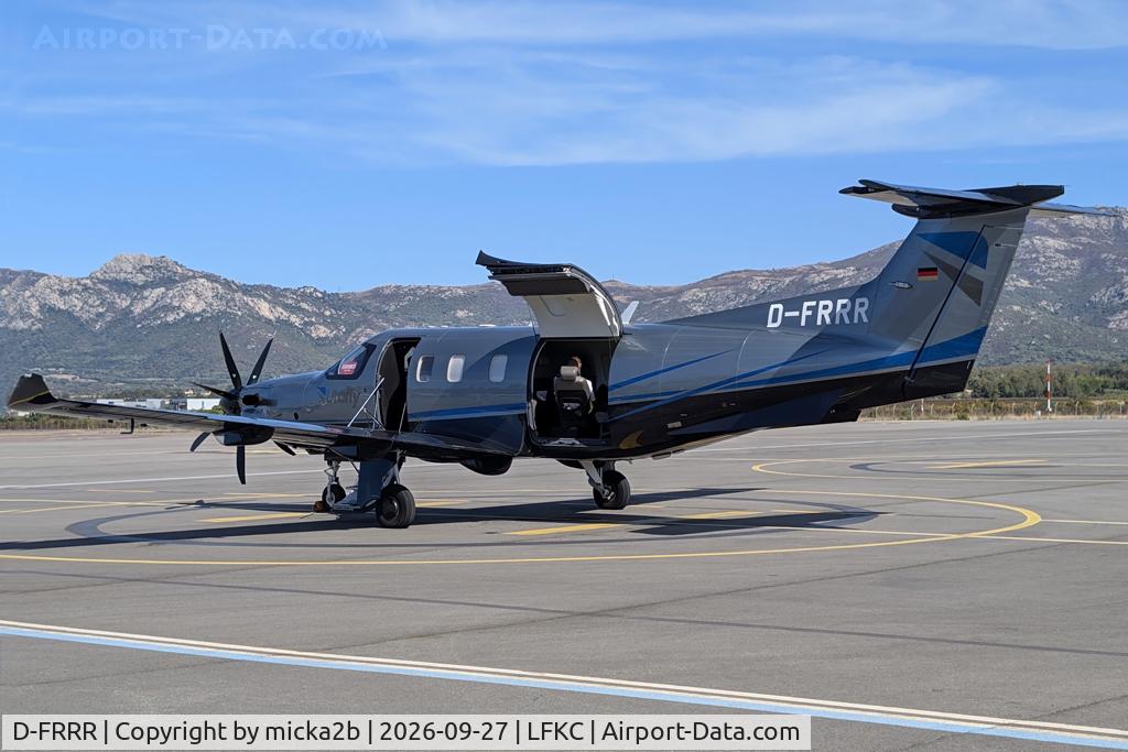 Aircraft D-FRRR, 2024 Pilatus PC-12/47E NGX, c/n 2354, Parked, at LFKC, photo by micka2b