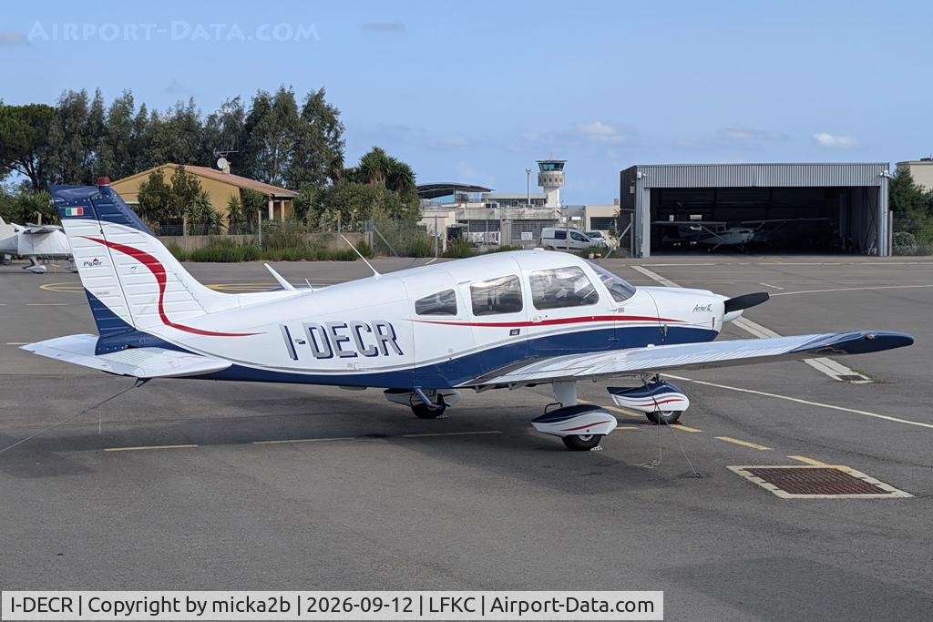 Aircraft I-DECR, 1976 Piper PA-28-181 Cherokee Archer II, c/n 28-7690448, Parked, at LFKC, photo by micka2b