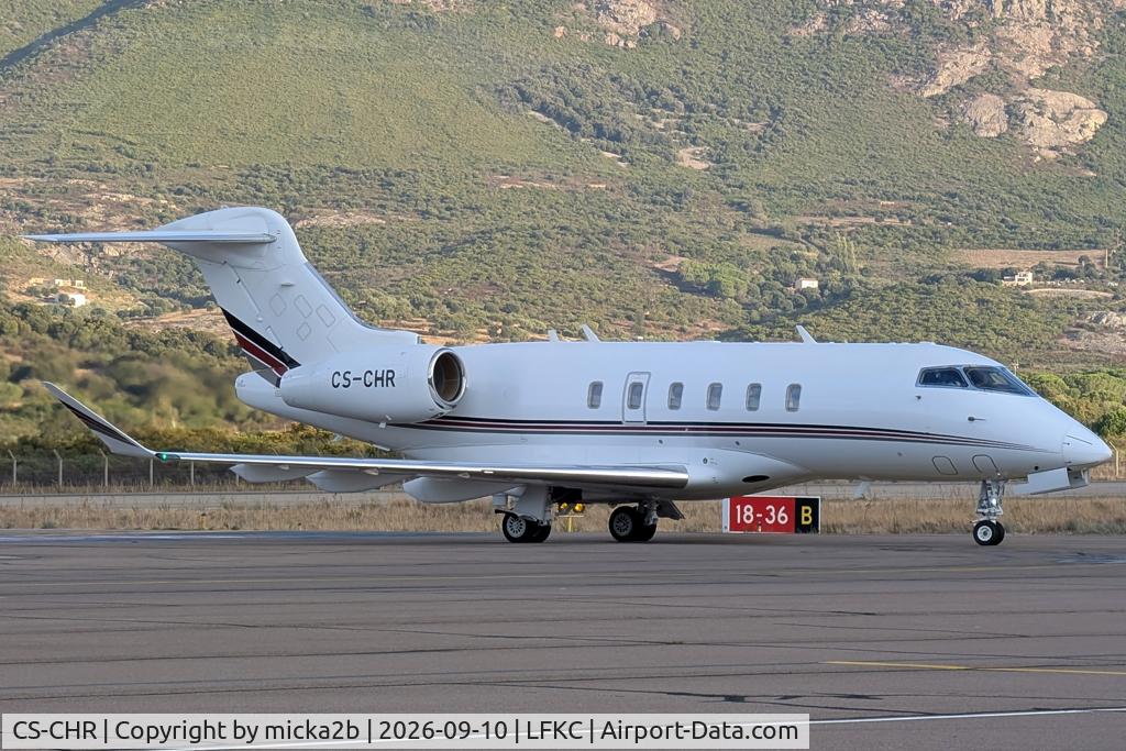 Aircraft CS-CHR, 2015 Bombardier BD-100 1A10 Challenger 350, c/n 20557, Taxiing, at LFKC, photo by micka2b