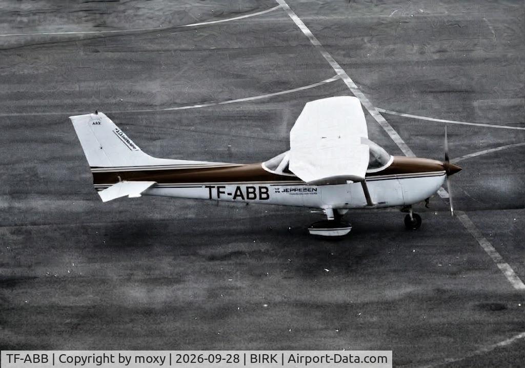 Aircraft TF-ABB, 1984 Cessna 172N Skyhawk, c/n 17269176, Cessna 172N Skyhawk at Reykjavik. Sadly was lost in a fatal accident when it hit the ice on Lake Pingvallavatn in Iceland and sank with all four occupants on the 3rd of February 2022., at BIRK, photo by moxy