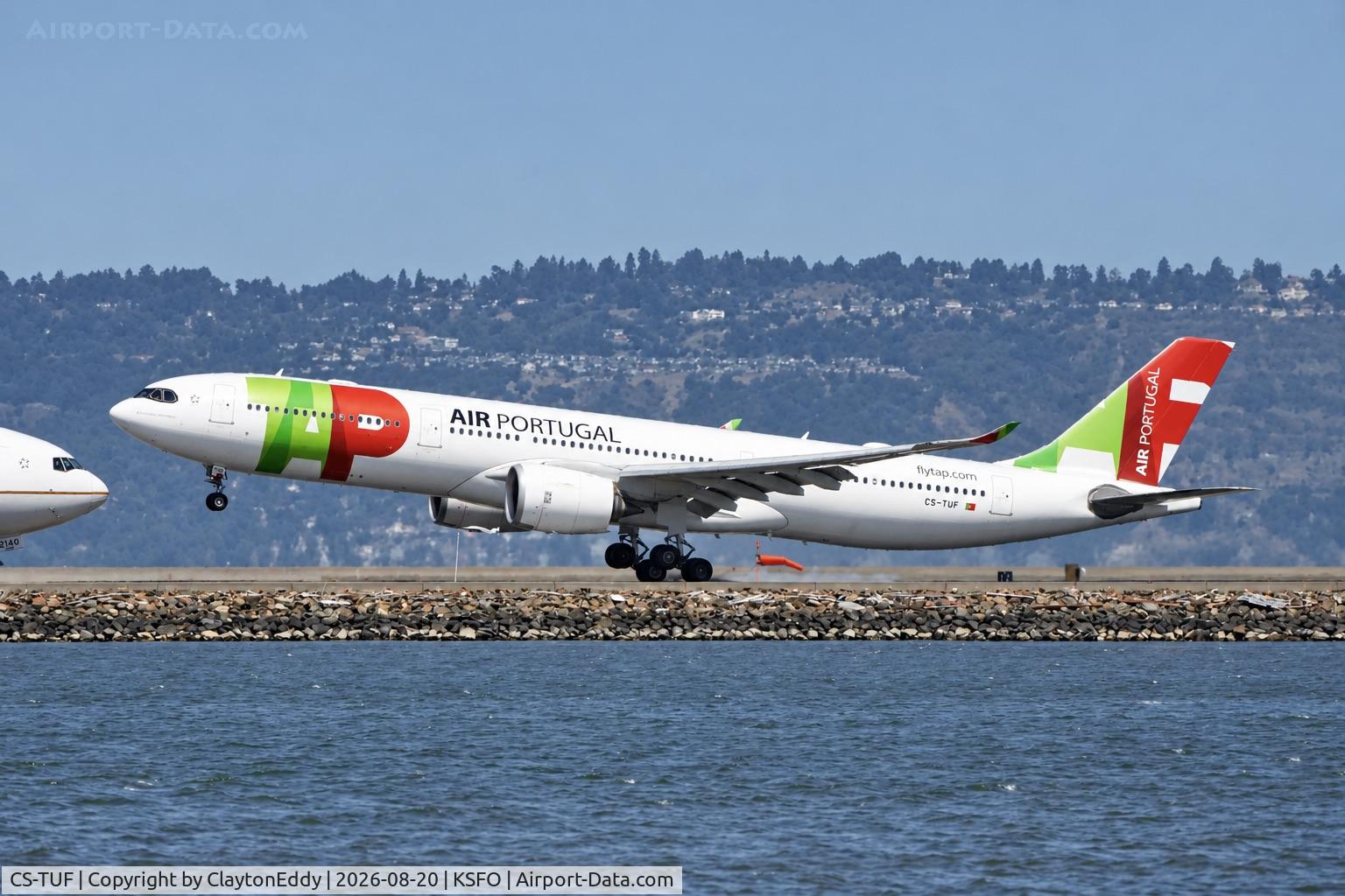 Aircraft CS-TUF, 2019 Airbus A330-941N, c/n 1900, SFO 2026, at KSFO, photo by ClaytonEddy