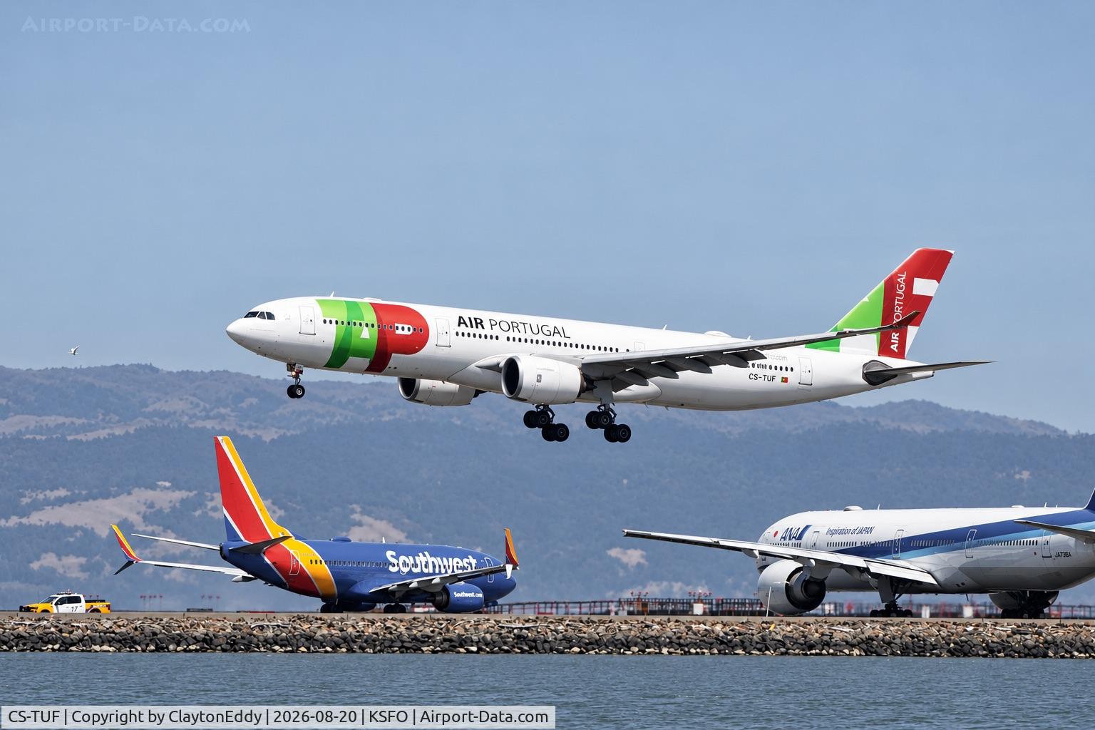 Aircraft CS-TUF, 2019 Airbus A330-941N, c/n 1900, SFO 2026, at KSFO, photo by ClaytonEddy
