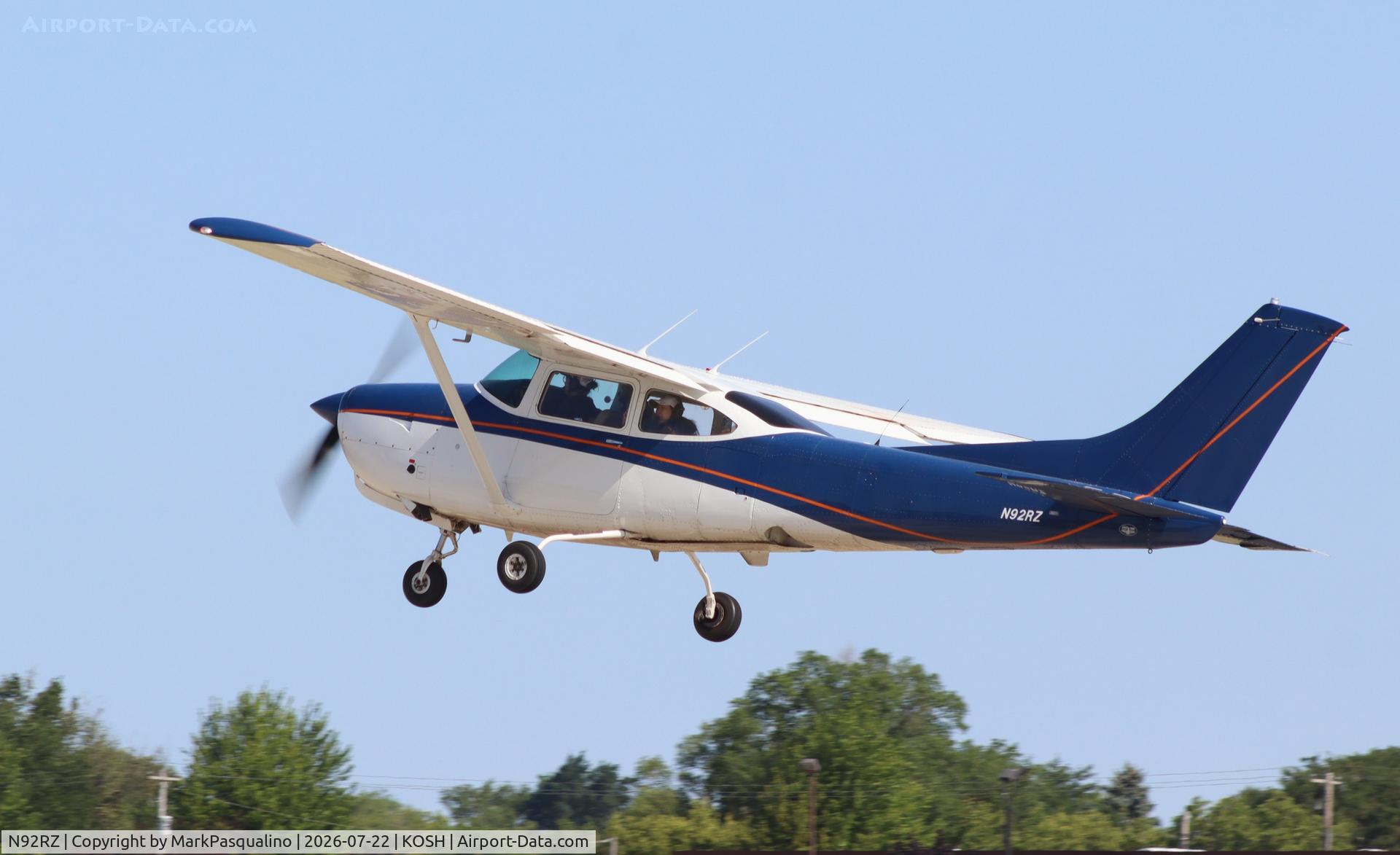 Aircraft N92RZ, 1979 Cessna R182 Skylane RG, c/n R18201313, Cessna R182, at KOSH, photo by MarkPasqualino
