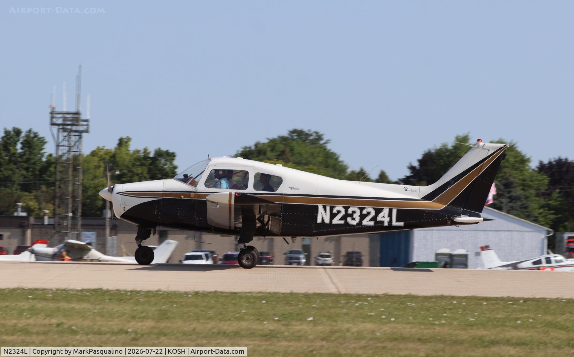 Aircraft N2324L, 1963 Beech 23 Musketeer, c/n M-150, Beech 23, at KOSH, photo by MarkPasqualino
