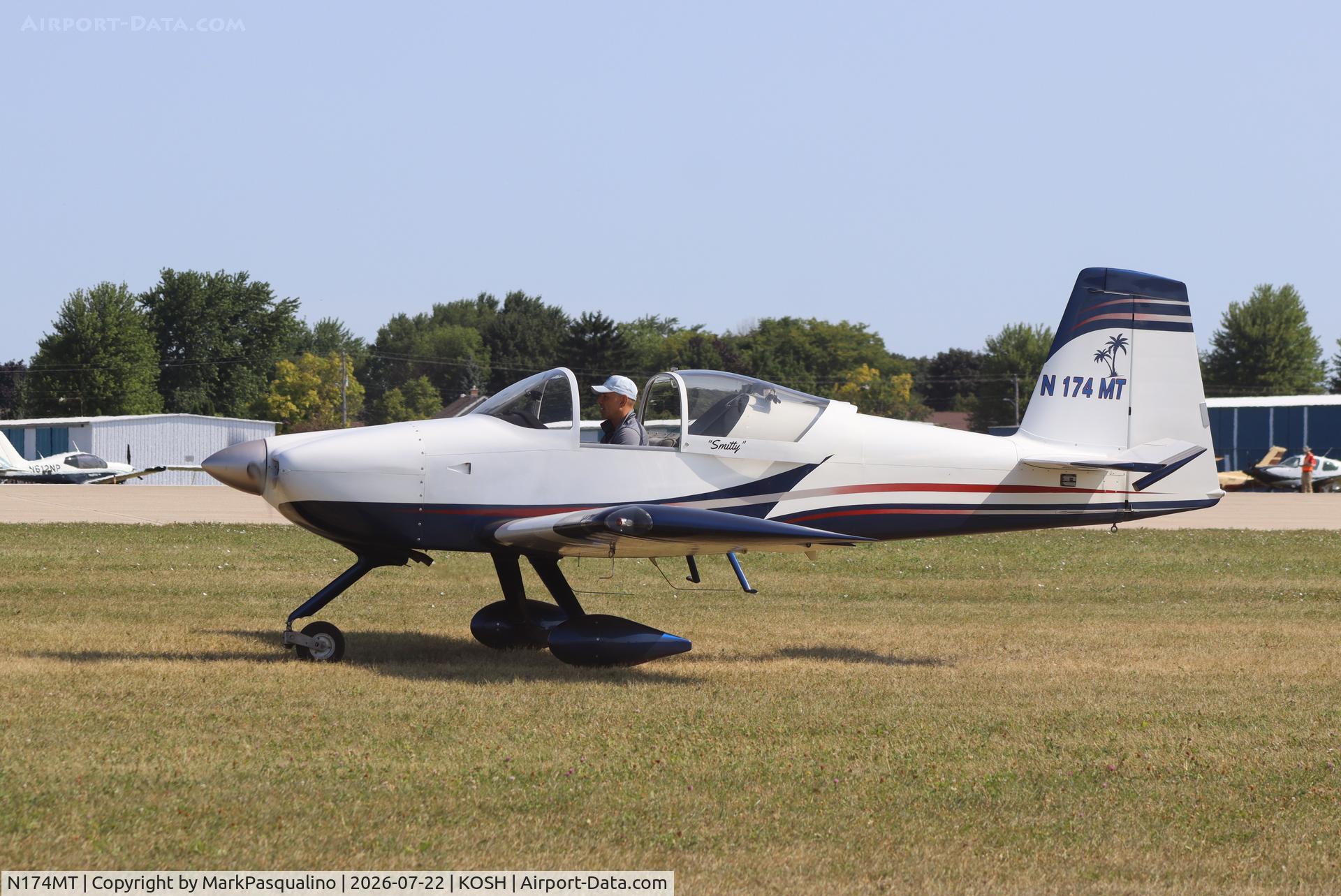 Aircraft N174MT, 2008 Vans RV-7A, c/n 72317, Vans RV-7A, at KOSH, photo by MarkPasqualino